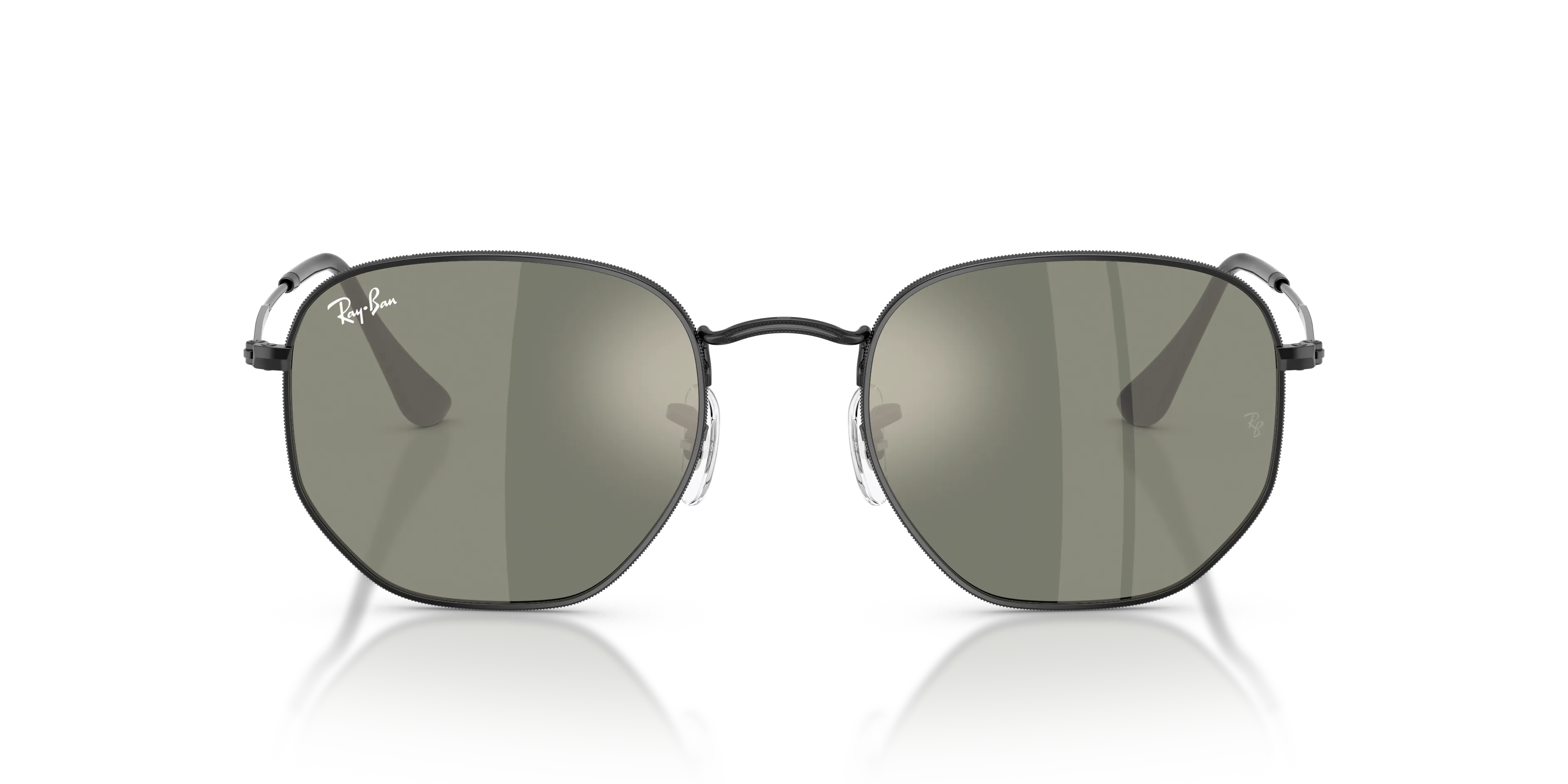 Ray - Ban RB3548N HEXAGONAL 002/39 Occhiali da sole Acciaio Nero Geometrica Normale - immagine 3