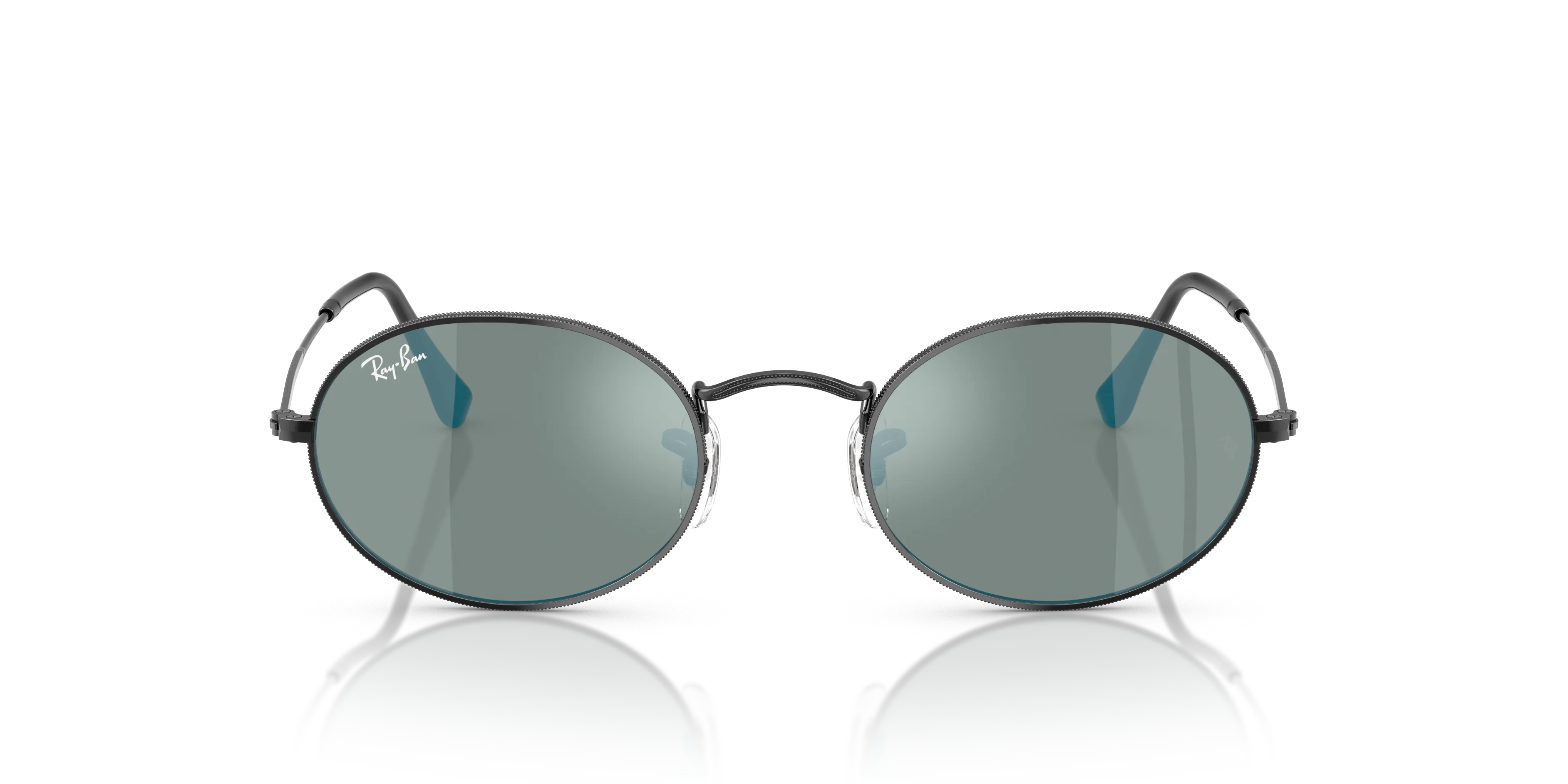 Ray - Ban RB3547N OVAL 002/8O Occhiali da sole Metallo Nero Rotonda Normale - immagine 3