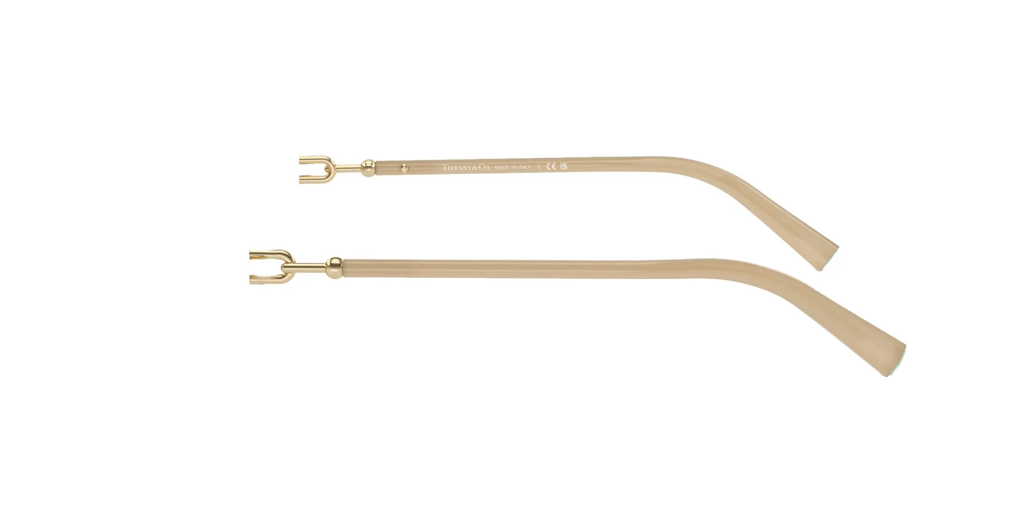 Tiffany Tiffany Aste di ricambio TF3104D Aste di ricambio Oro - immagine 3