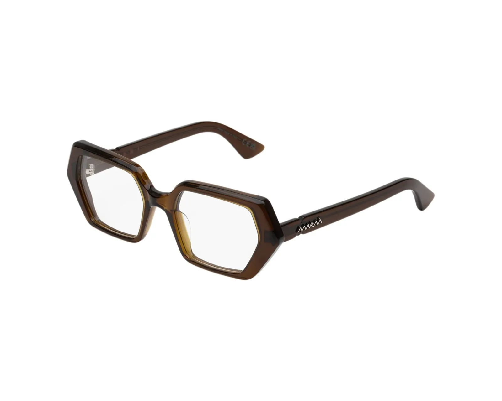 Marni 5LL Zunari Brown Montature da vista Acetato Marrone Geometrica - immagine 1
