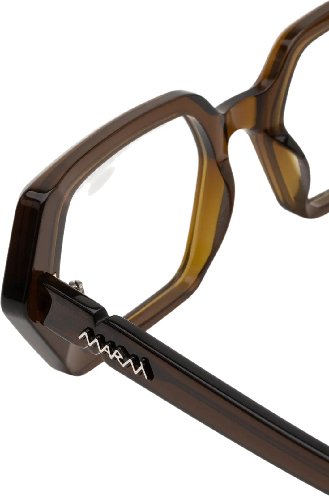Marni 5LL Zunari Brown Montature da vista Acetato Marrone Geometrica - immagine 3