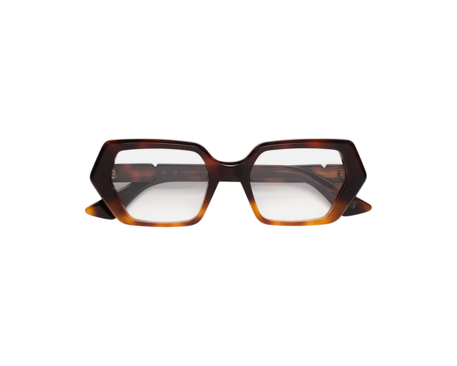 Marni ZD5 Zunari Faded Havana Montature da vista Acetato Havana Geometrica - immagine 2