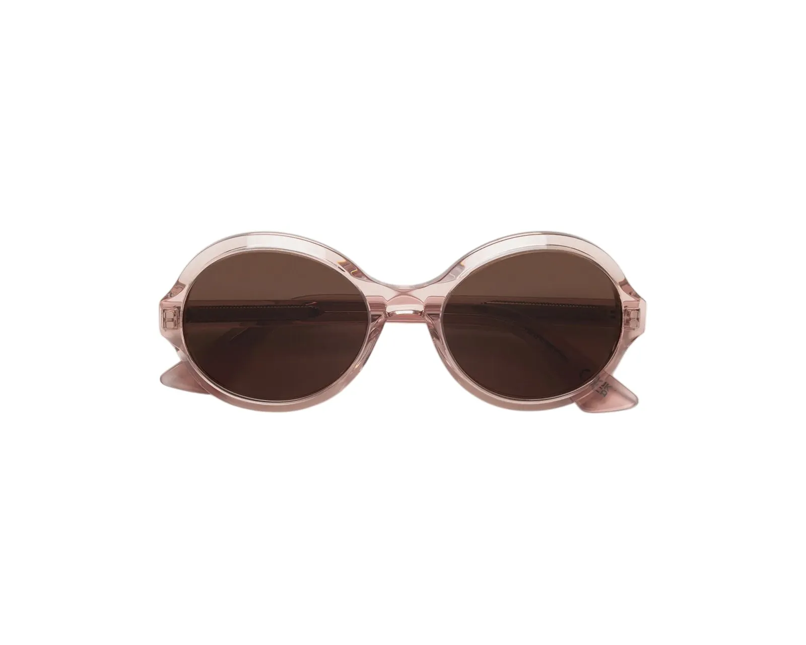 Marni YNZ Nozea Dusty Pink Occhiali da sole Acetato Rosa Marrone Rotonda Normale - immagine 2