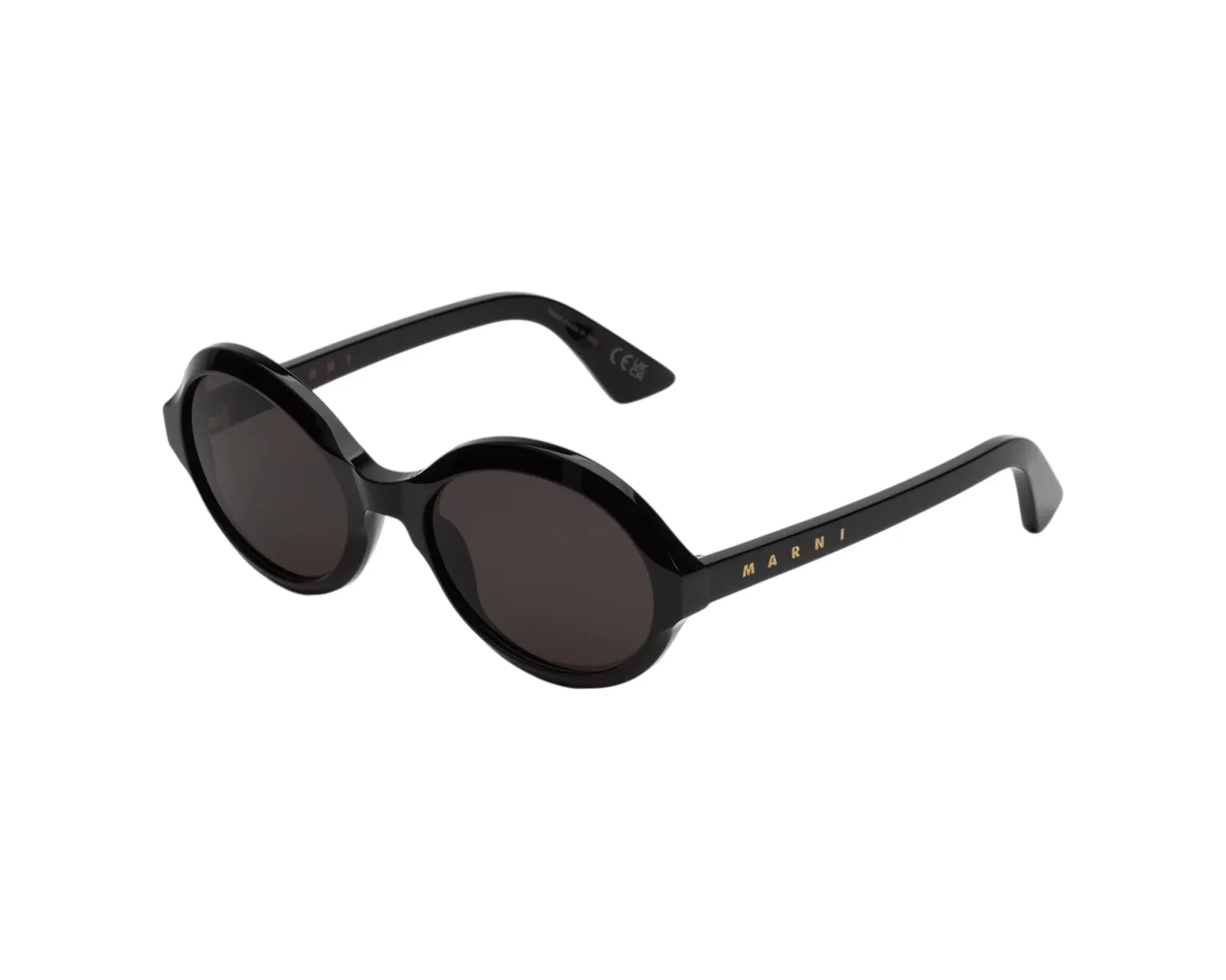 Marni JX3 Nozea Black Occhiali da sole Acetato Nero Nero Rotonda Normale - immagine 1