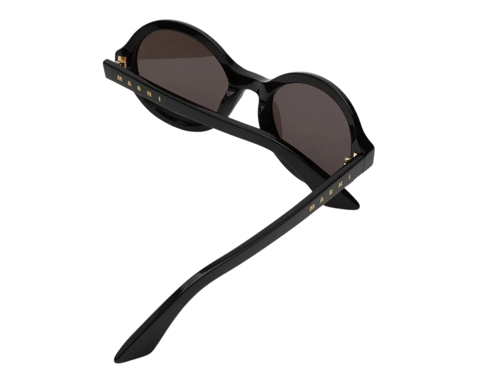 Marni JX3 Nozea Black Occhiali da sole Acetato Nero Nero Rotonda Normale - immagine 3