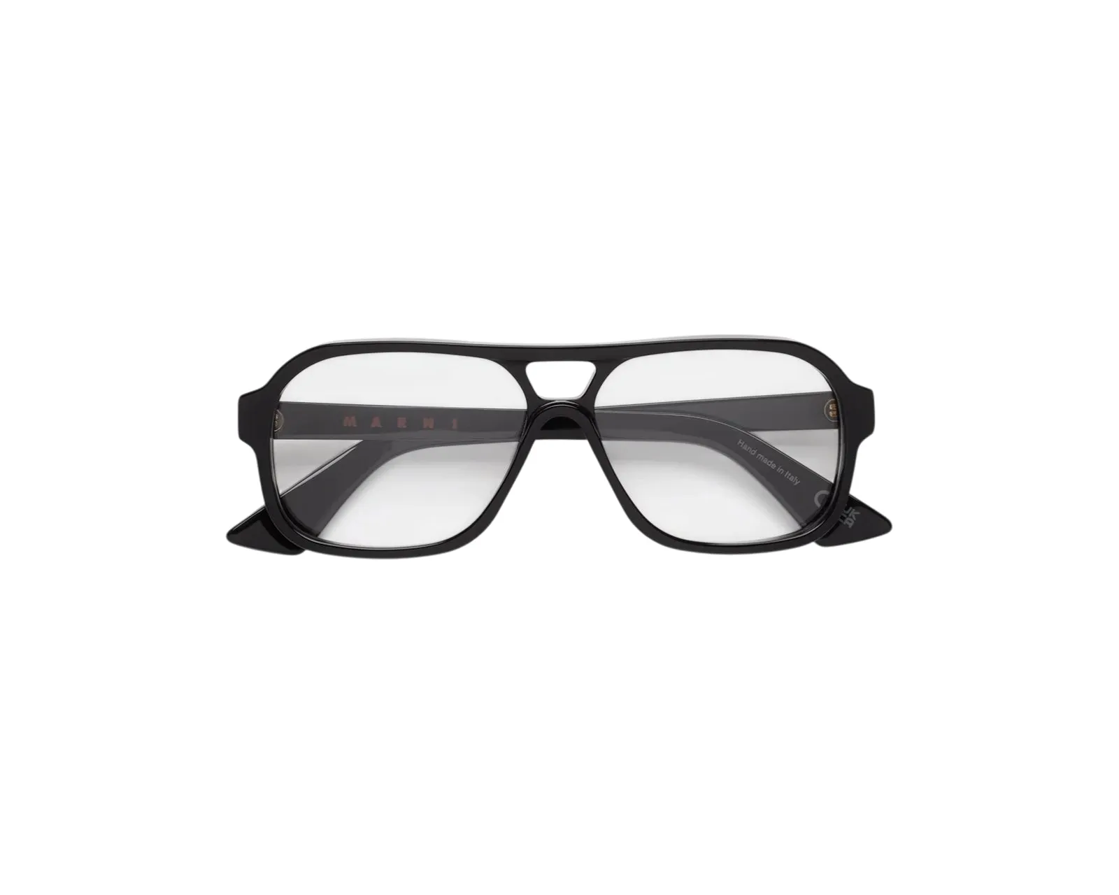 Marni VS5 Moziqui Black Montature da vista Acetato Nero Squadrata - immagine 2