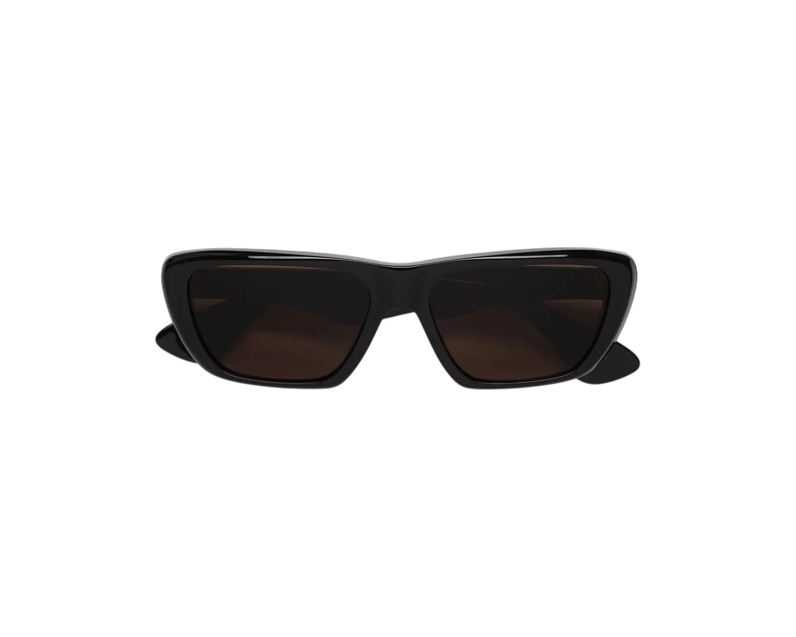 Marni 34S Jimura Dark Occhiali da sole Acetato Nero Marrone Squadrata Normale - immagine 2