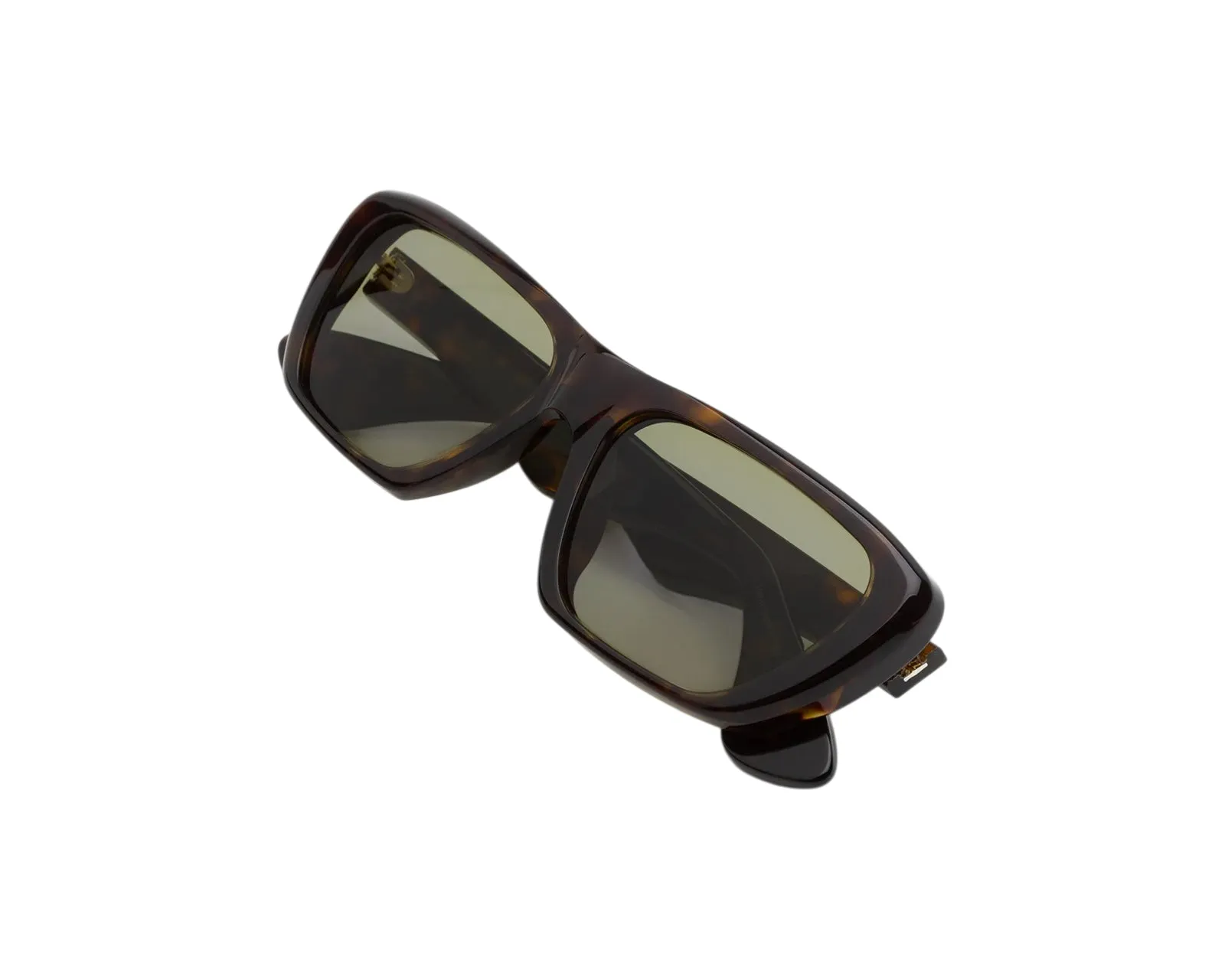 Marni J2Z Jimura Dark Havana Occhiali da sole Acetato Havana Verde Squadrata Normale - immagine 3