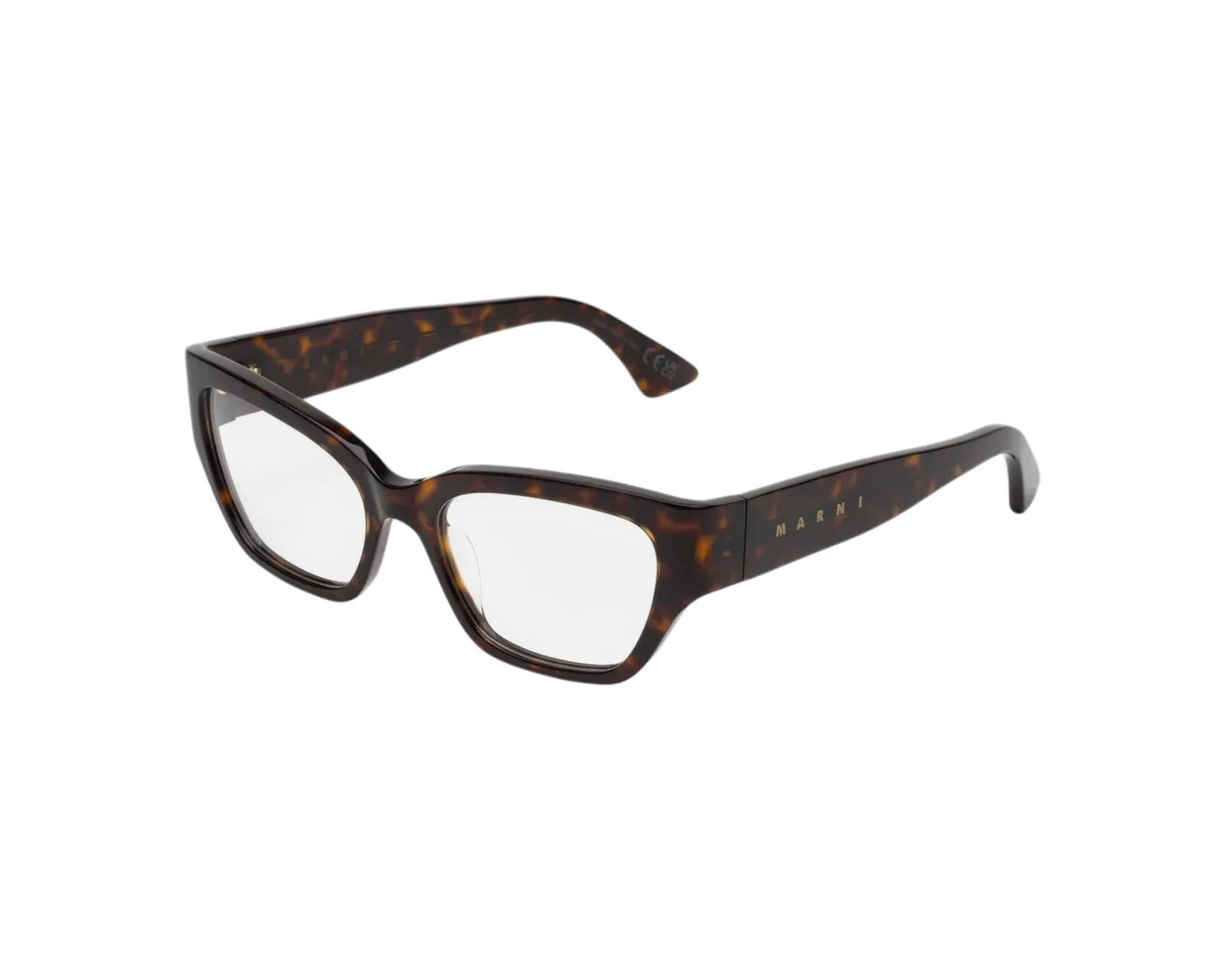 Marni KMI Iyora Dark Havana Montature da vista Acetato Havana Squadrata - immagine 1