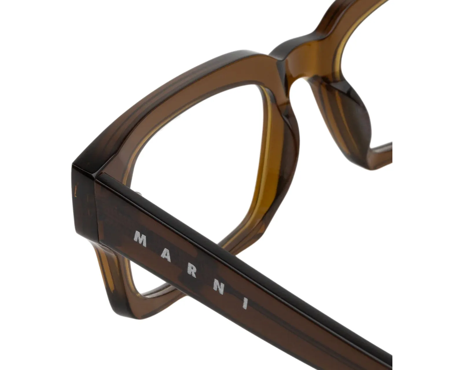 Marni AHP Eshami Brown Montature da vista Acetato Marrone Squadrata - immagine 3