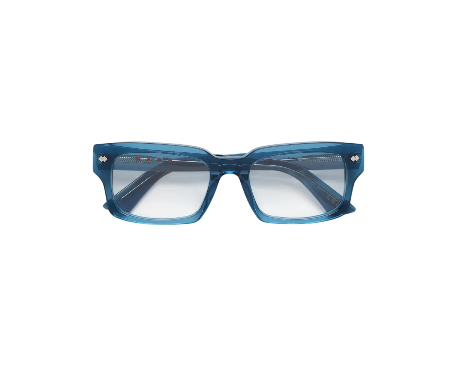 Marni 6SA Eshami Ocean Montature da vista Acetato Blu Squadrata - immagine 2