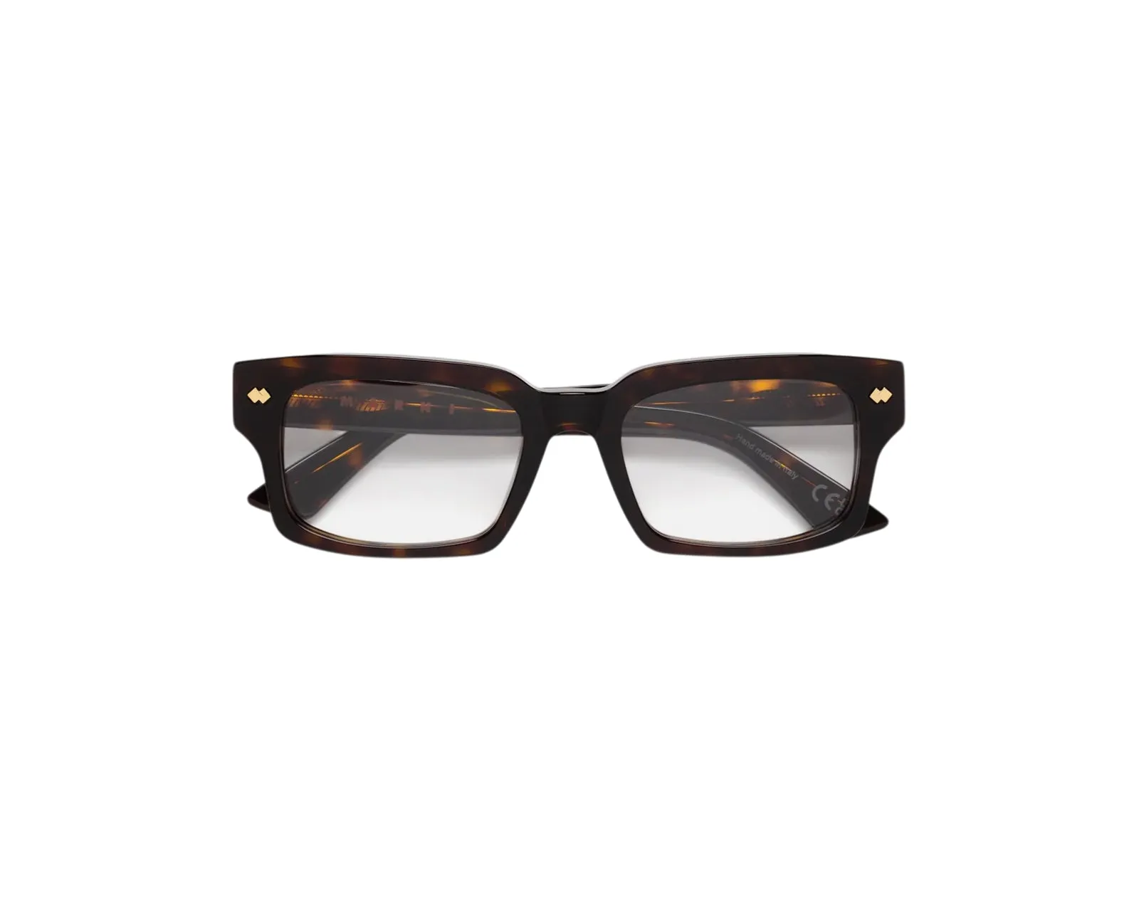 Marni TTI Eshami Dark Havana Montature da vista Acetato Havana Squadrata - immagine 2