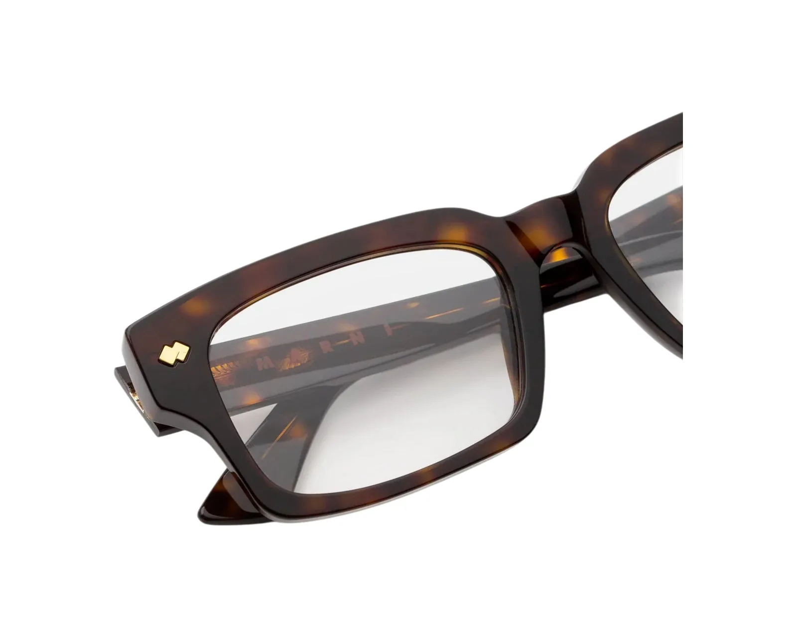 Marni TTI Eshami Dark Havana Montature da vista Acetato Havana Squadrata - immagine 3