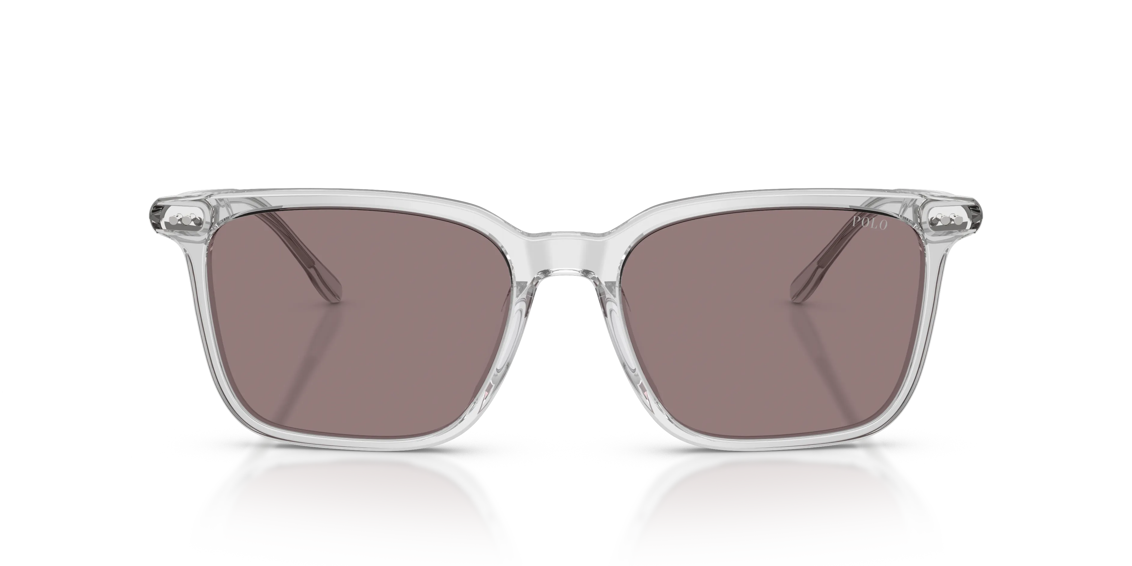 Polo Ralph Lauren PH4194U 59587N Occhiali da sole Acetato Grigio Viola Squadrata Normale - immagine 3
