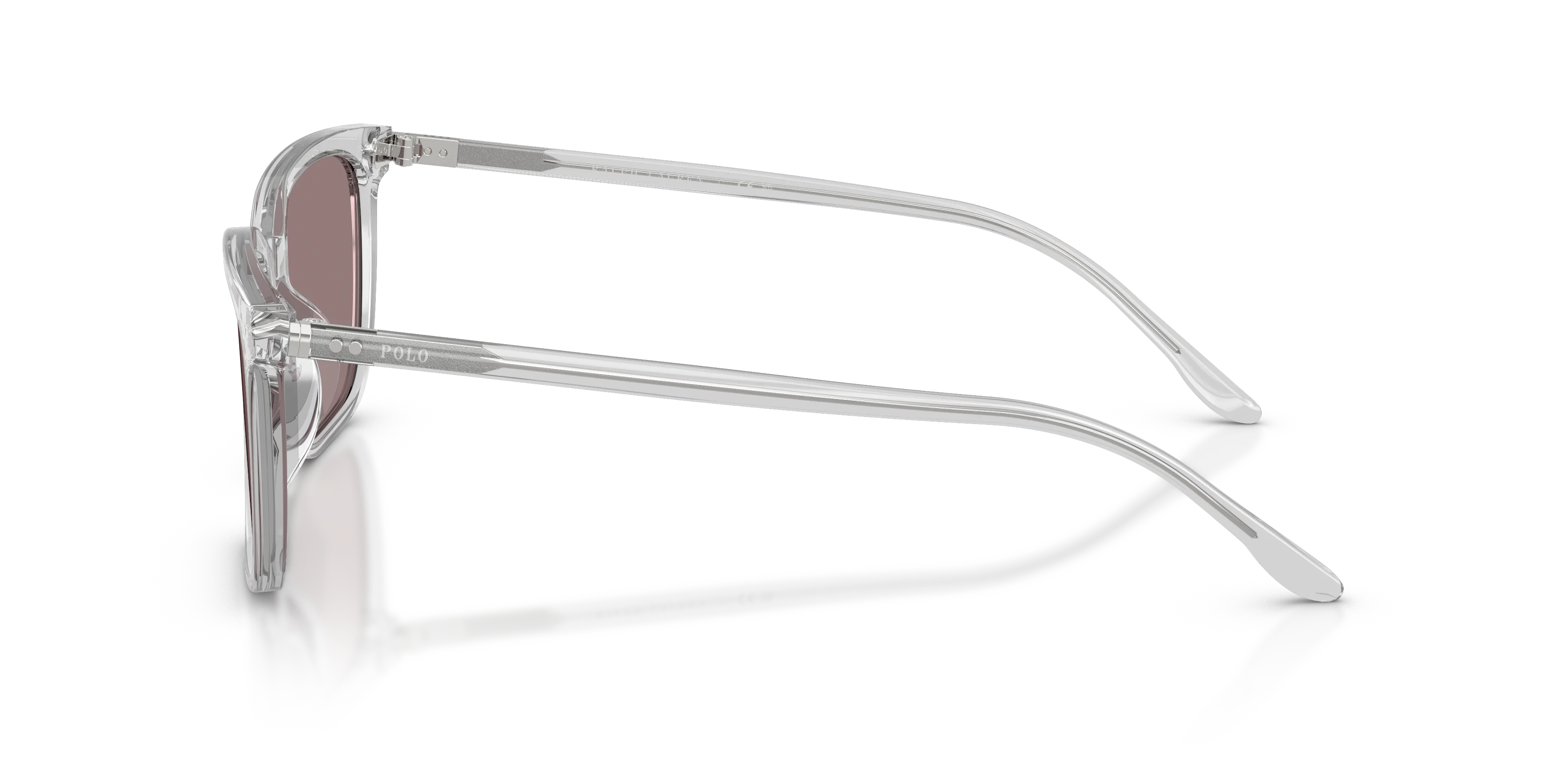 Polo Ralph Lauren PH4194U 59587N Occhiali da sole Acetato Grigio Viola Squadrata Normale - immagine 4