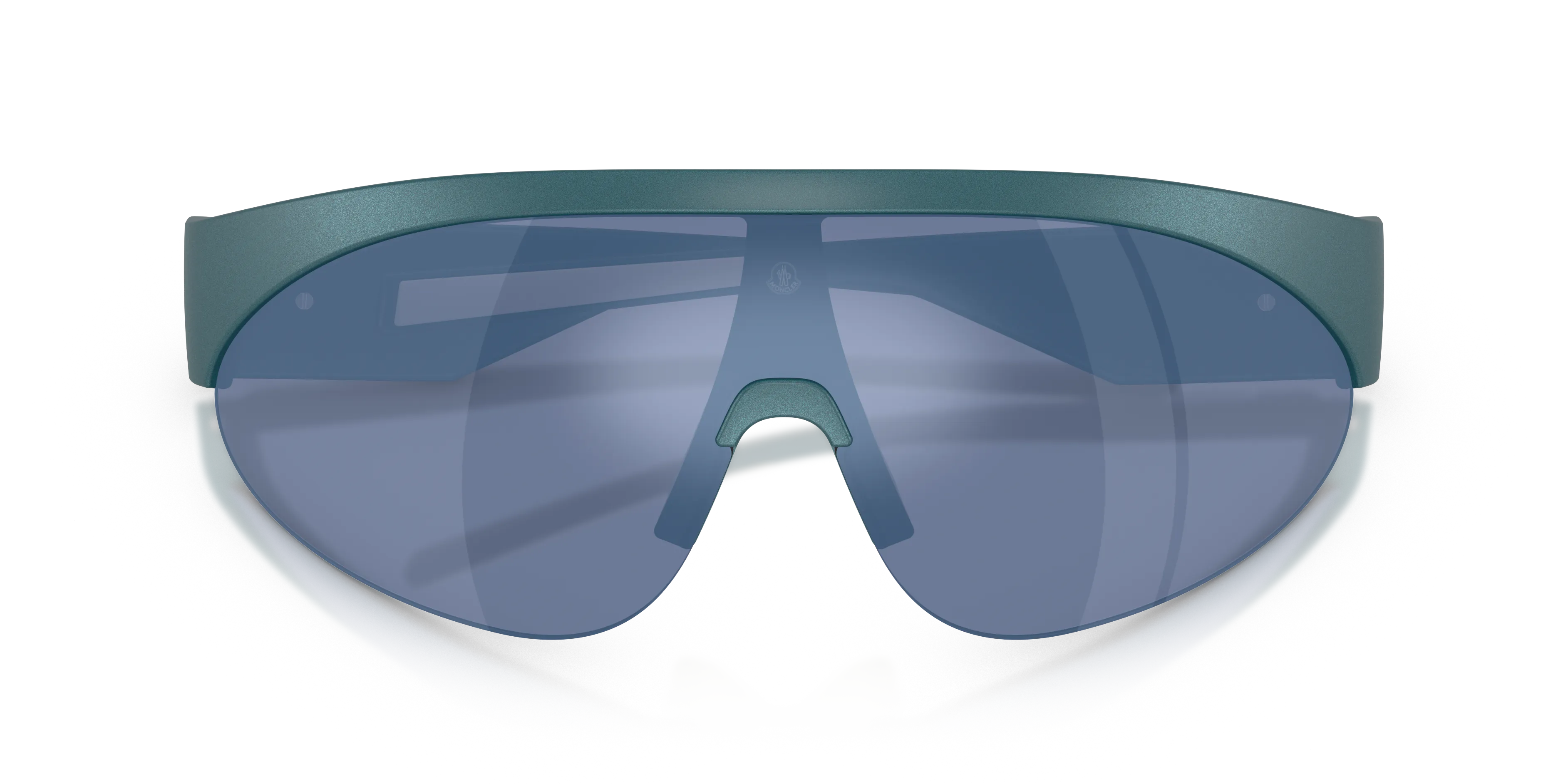 Moncler ME8019U MYRR 50411U Occhiali da sole Iniettato Blu Blu Rotonda Normale - immagine 2