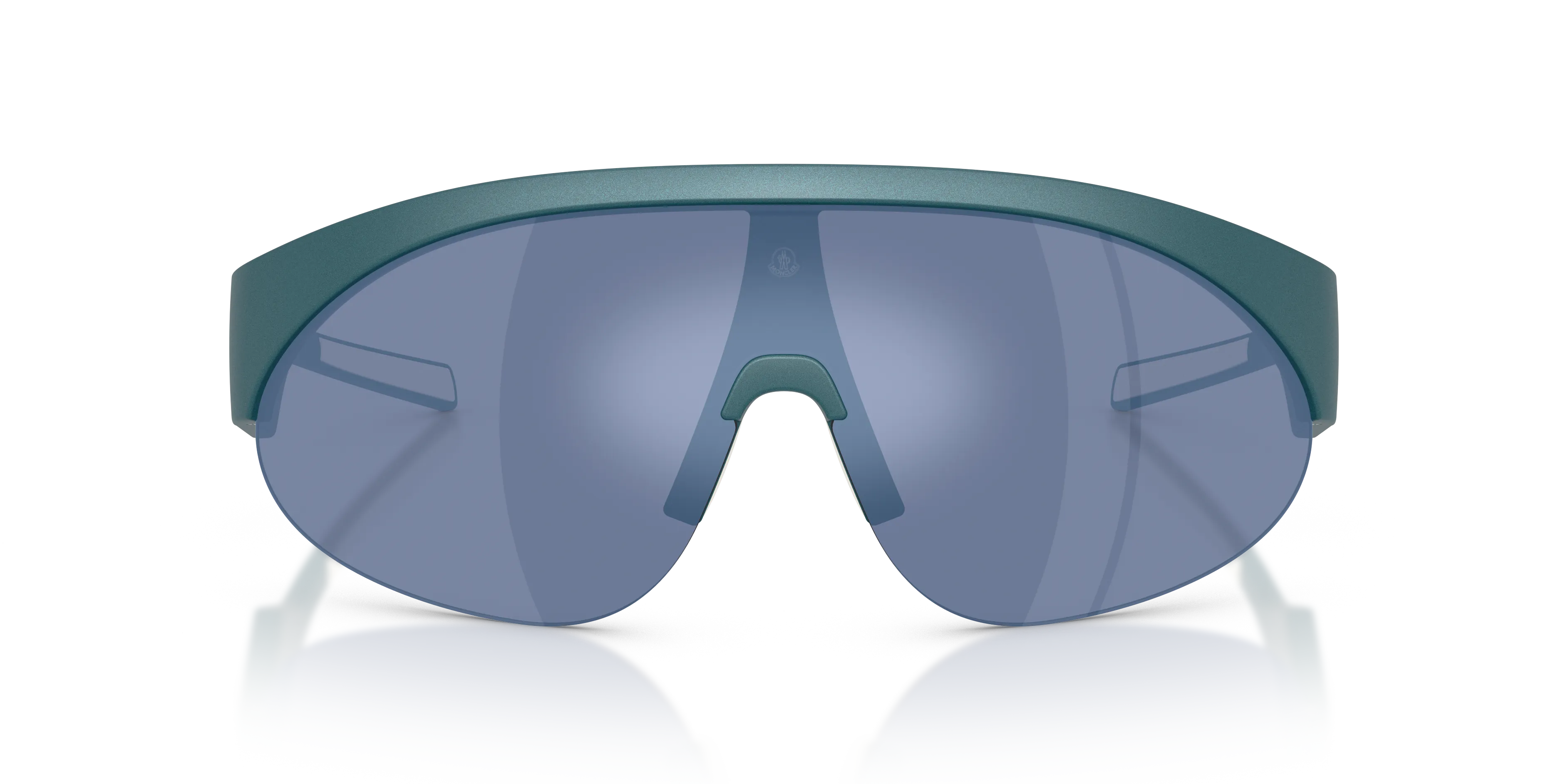 Moncler ME8019U MYRR 50411U Occhiali da sole Iniettato Blu Blu Rotonda Normale - immagine 3