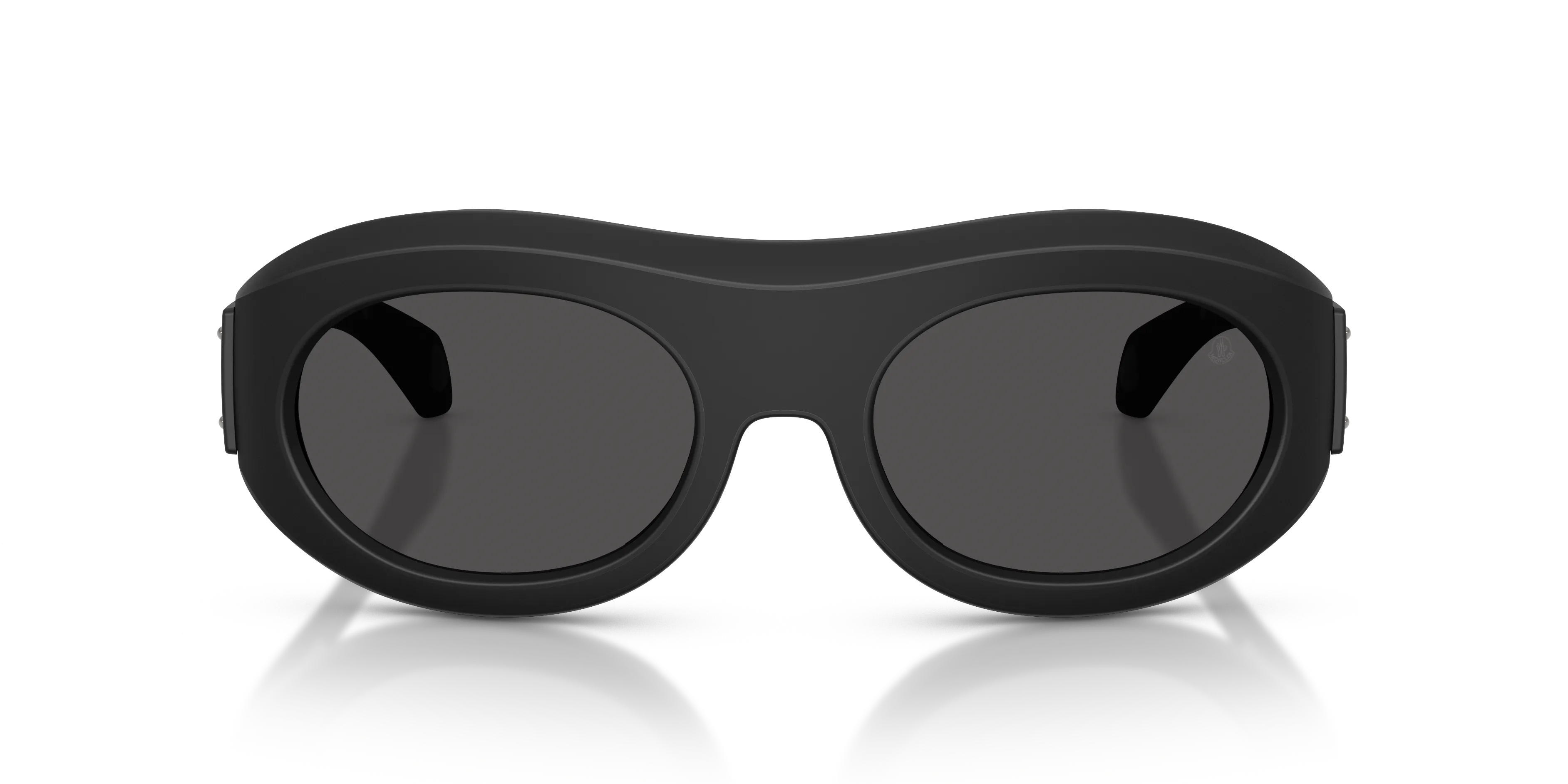 Moncler ME8015U RAMILLON 500687 Occhiali da sole Iniettato Nero Grigio Rotonda Normale - immagine 3