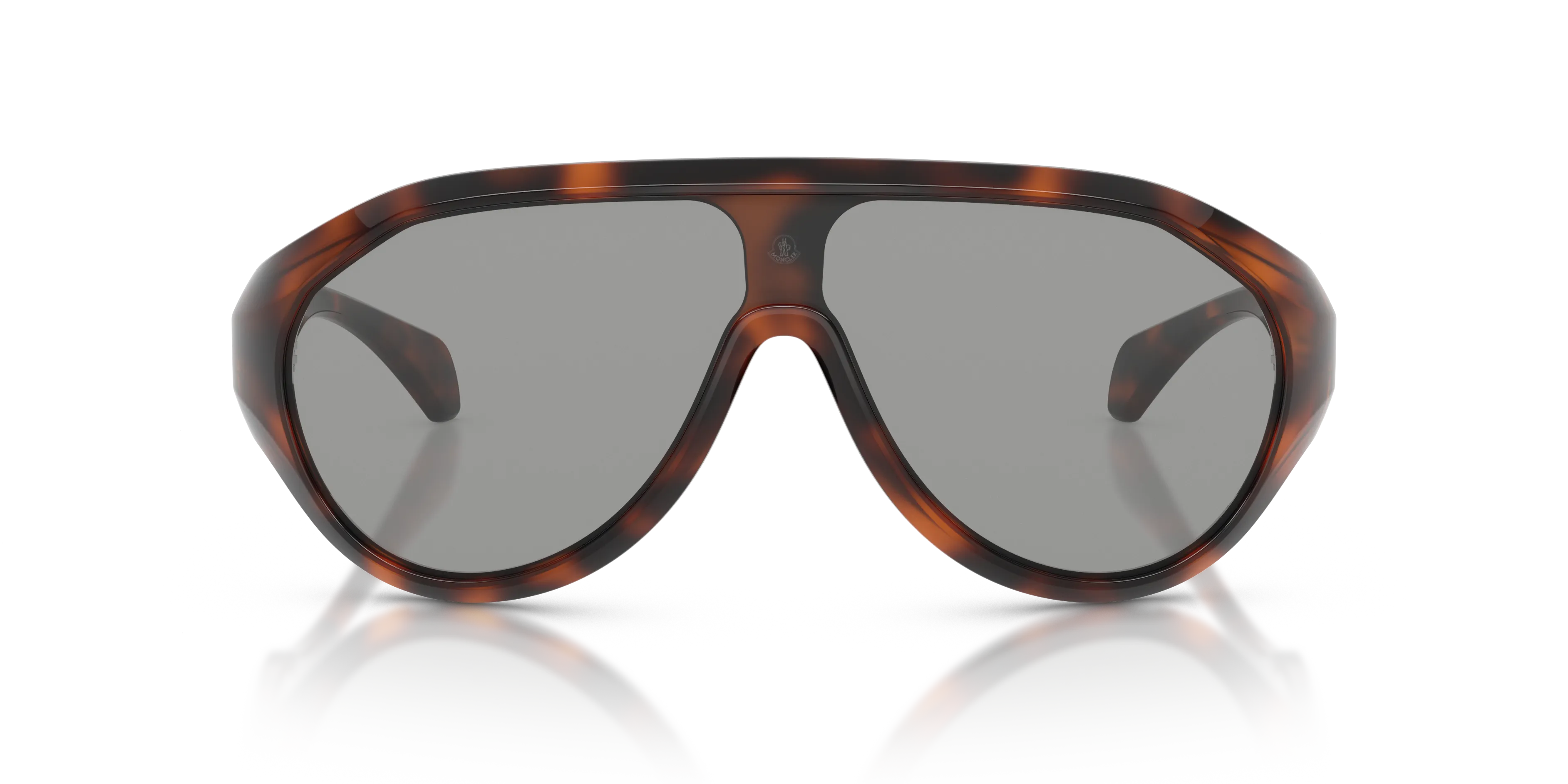 Moncler ME8009U BOMBOLLE 5026/1 Occhiali da sole Iniettato Tartaruga Grigio Rotonda Normale - immagine 3