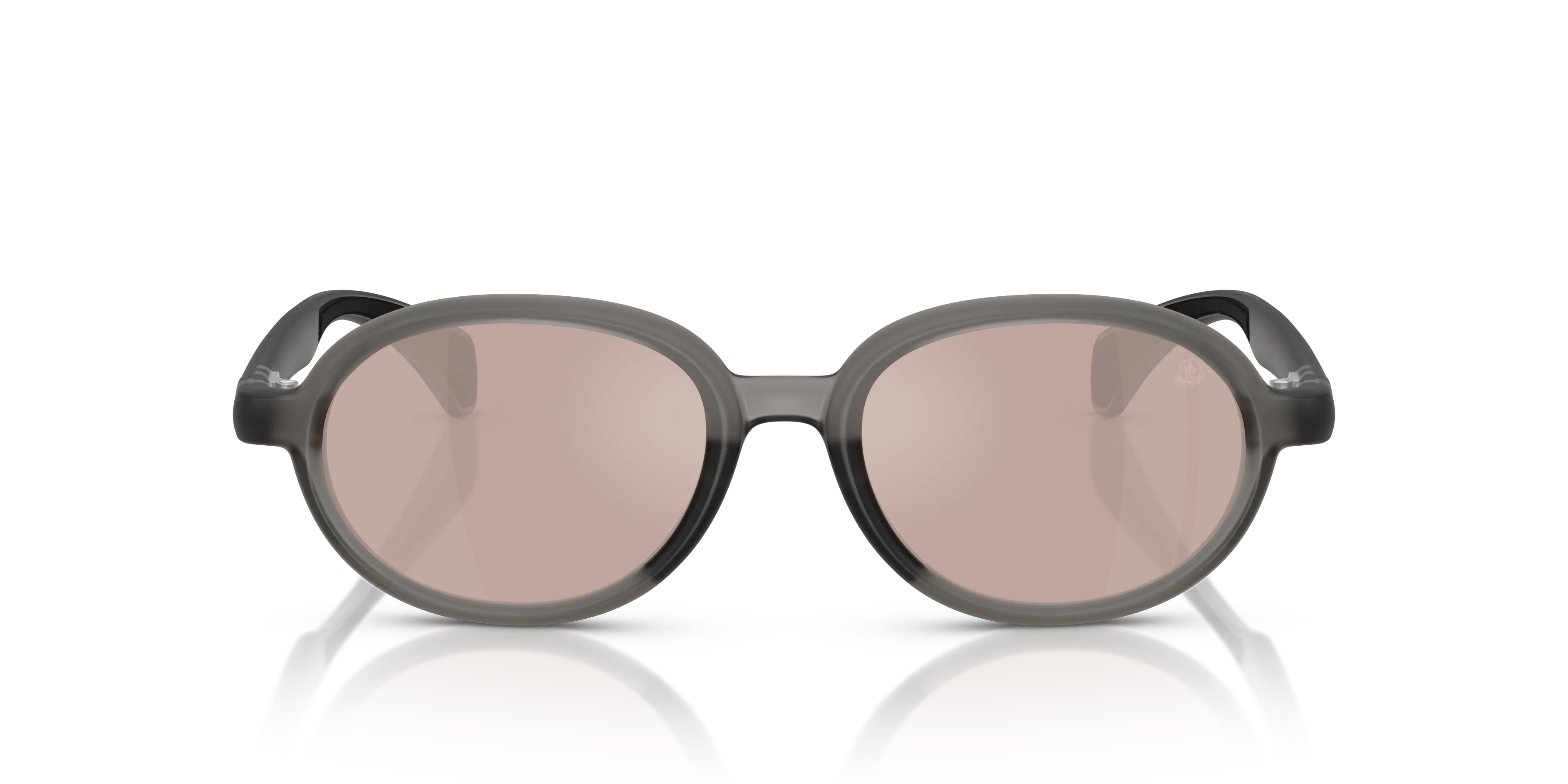 Moncler ME8006 CAPRICE 5007/5 Occhiali da sole Iniettato Grigio Rosa Rotonda Normale - immagine 3