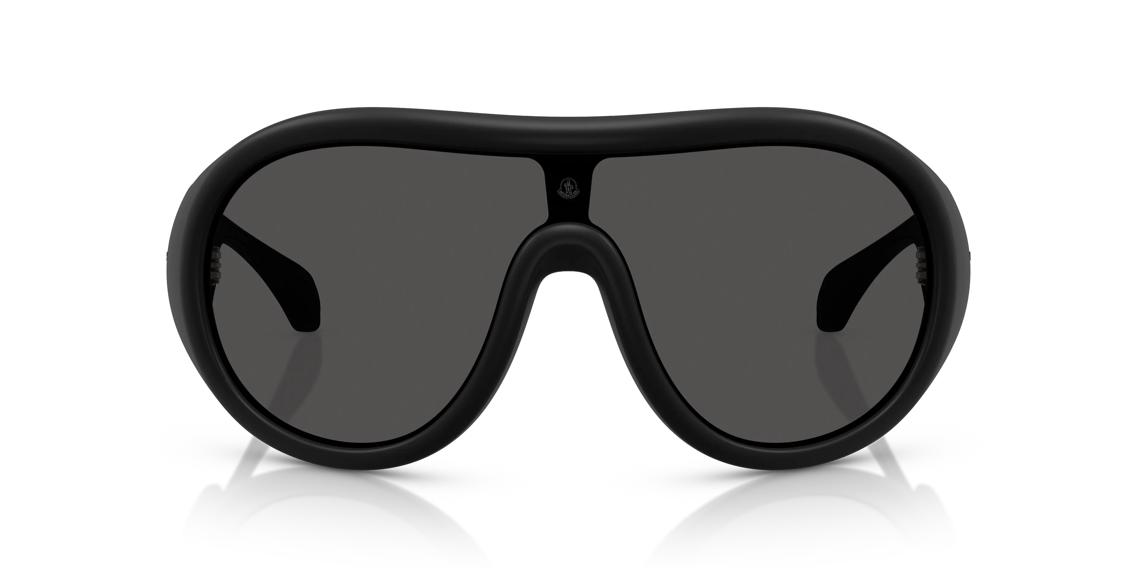 Moncler ME8004 CLOCHE 500687 Occhiali da sole Iniettato Nero Grigio Pilot Normale - immagine 3