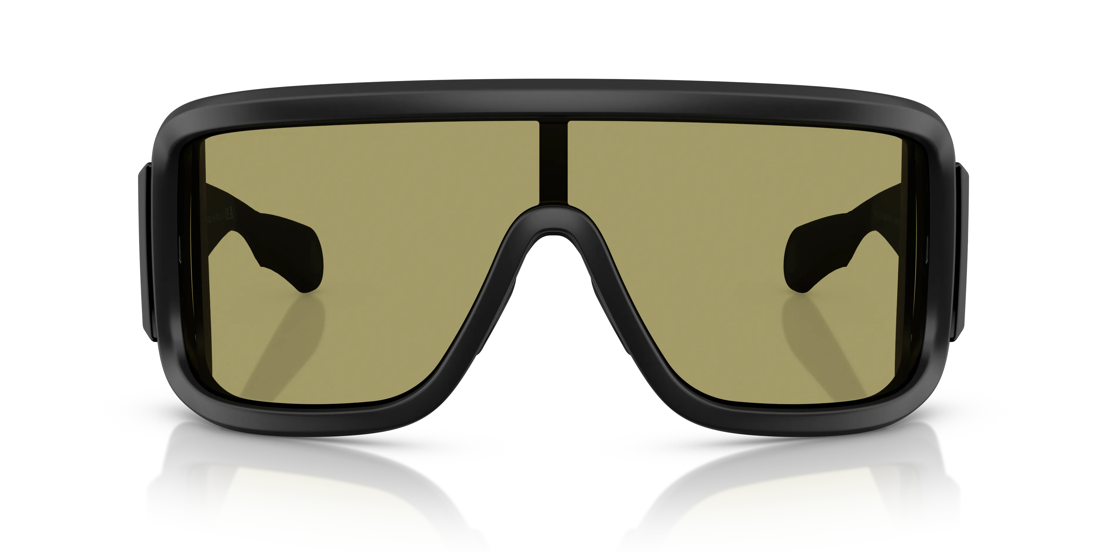 Moncler ME8003 SNOWSEEKER 500682 Occhiali da sole Iniettato Nero Verde Squadrata Normale - immagine 3