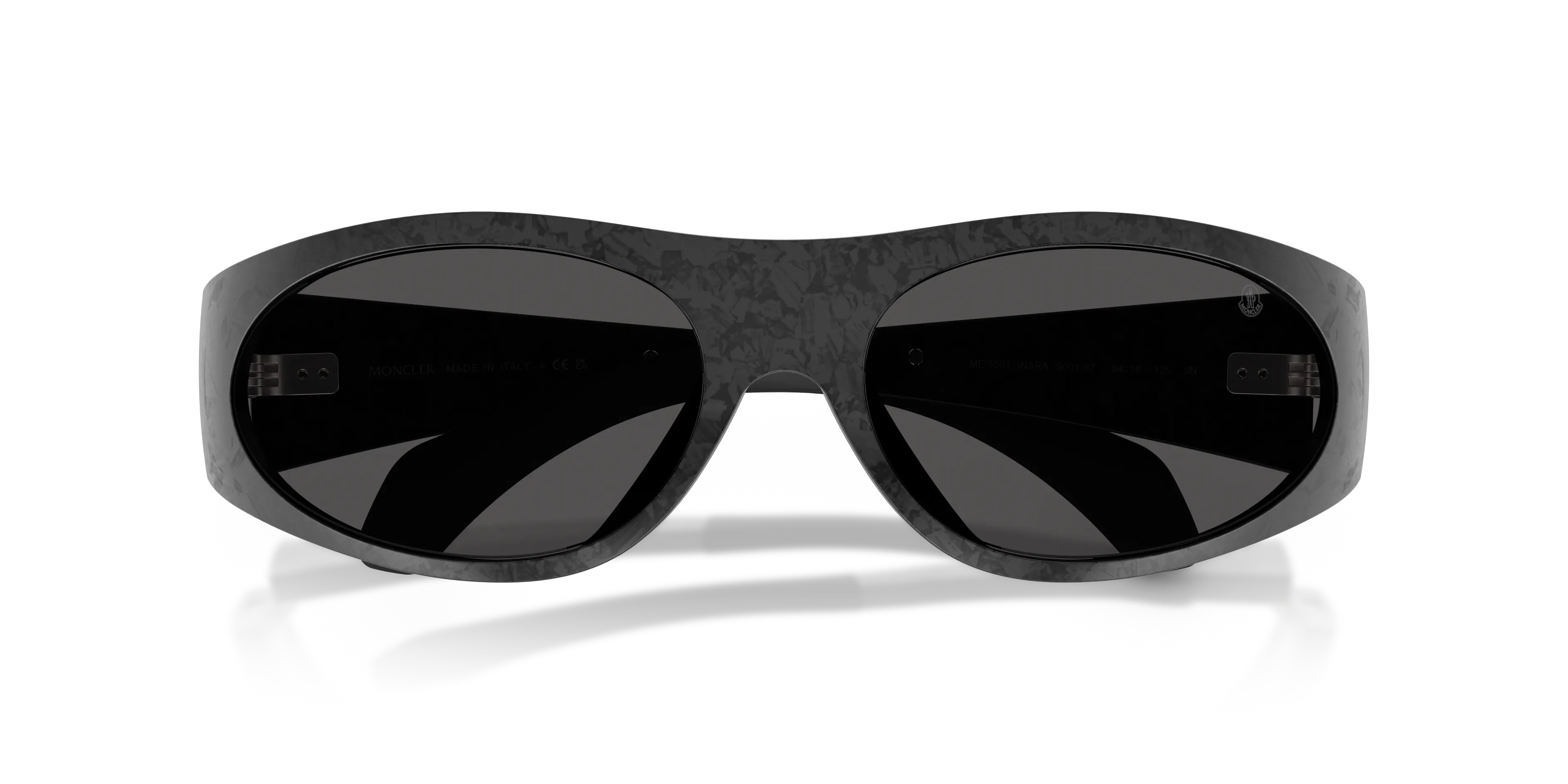 Moncler ME7001 INARA 900187 Occhiali da sole Carbonio Nero Grigio Rotonda Normale - immagine 2