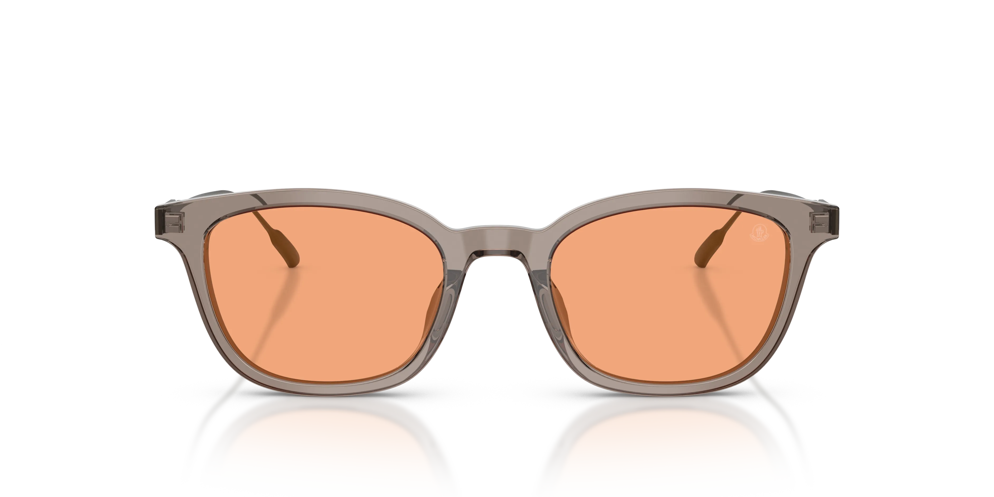 Moncler ME6027D LENTIS 300974 Occhiali da sole Acetato Grigio Arancione Pantos Normale - immagine 3