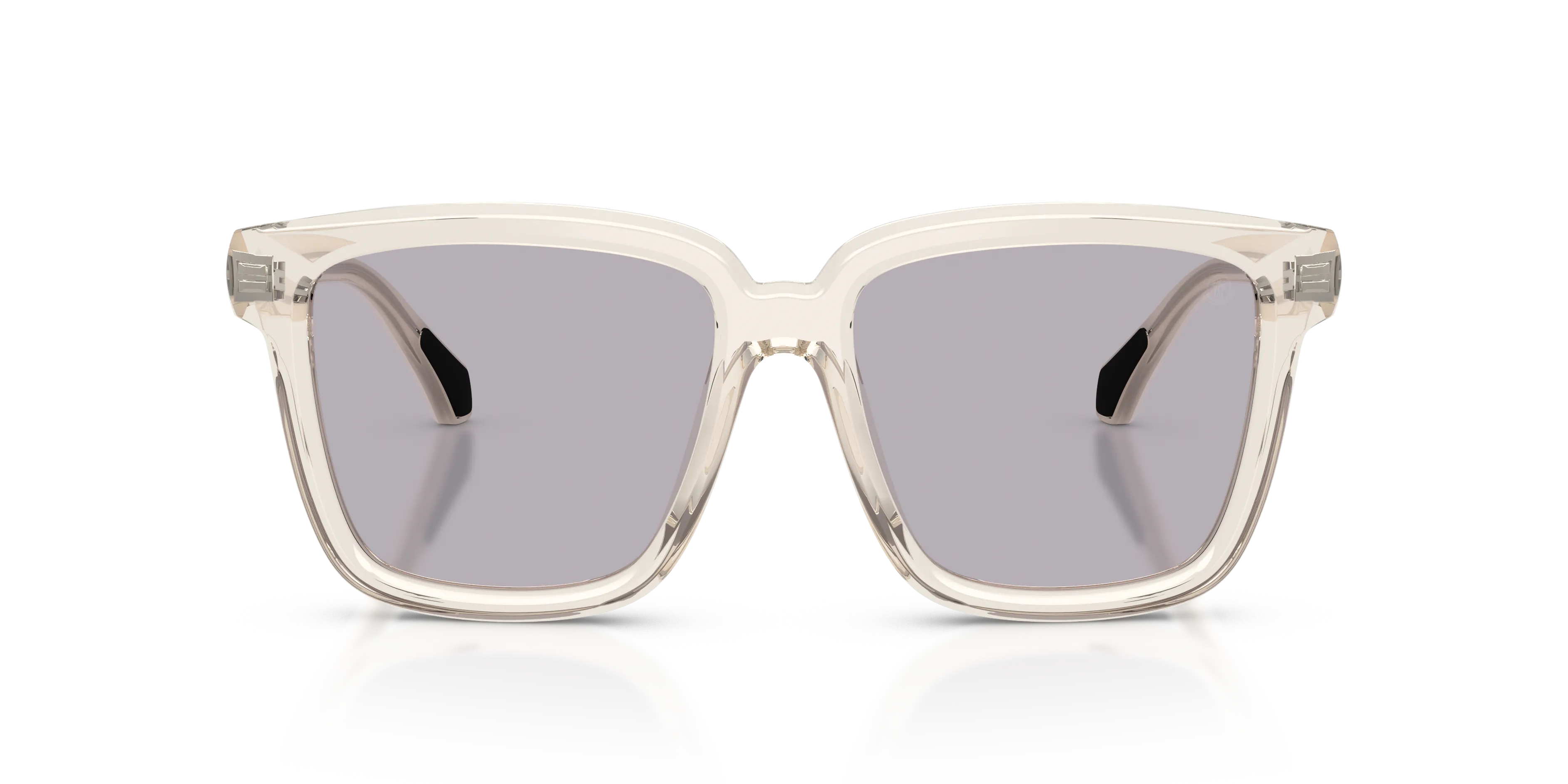 Moncler ME6026 CLASICO 3003M3 Occhiali da sole Acetato Bianco Grigio Pillow Fotocromatiche - immagine 3