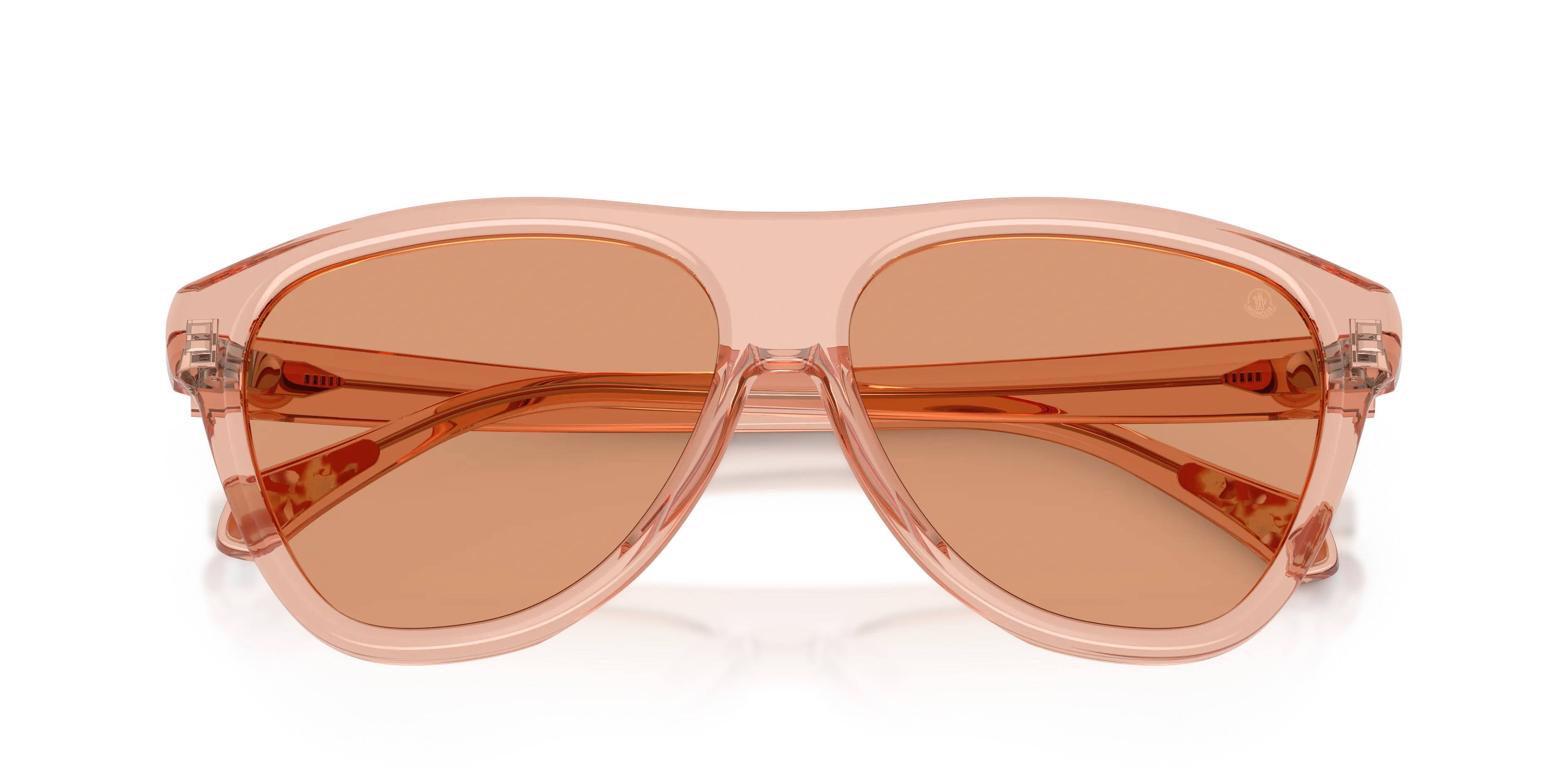 Moncler ME6025U INCLINE 3045/7 Occhiali da sole Acetato Rosa Rosa Pilot Normale - immagine 2