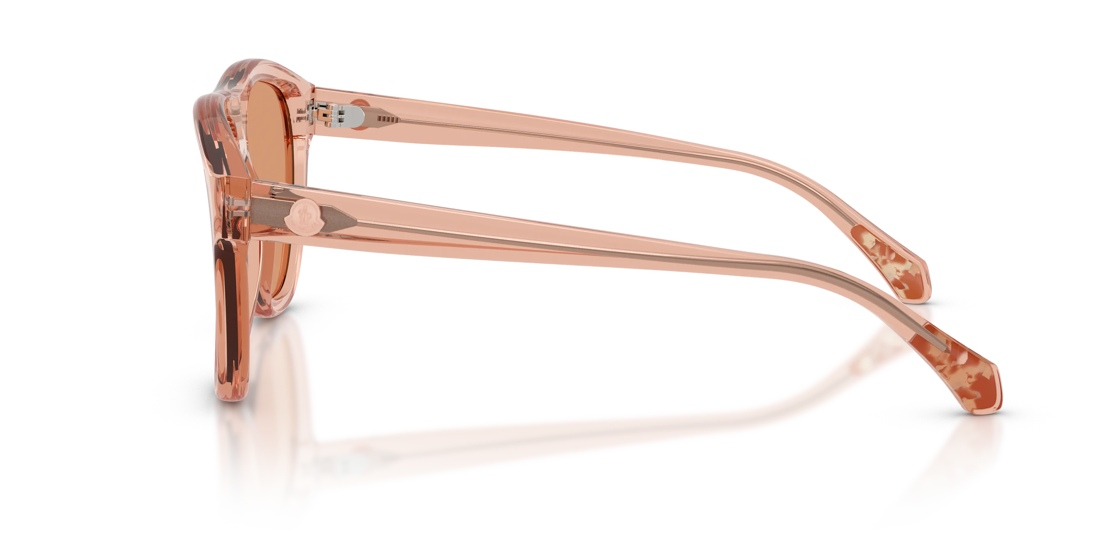 Moncler ME6025U INCLINE 3045/7 Occhiali da sole Acetato Rosa Rosa Pilot Normale - immagine 4