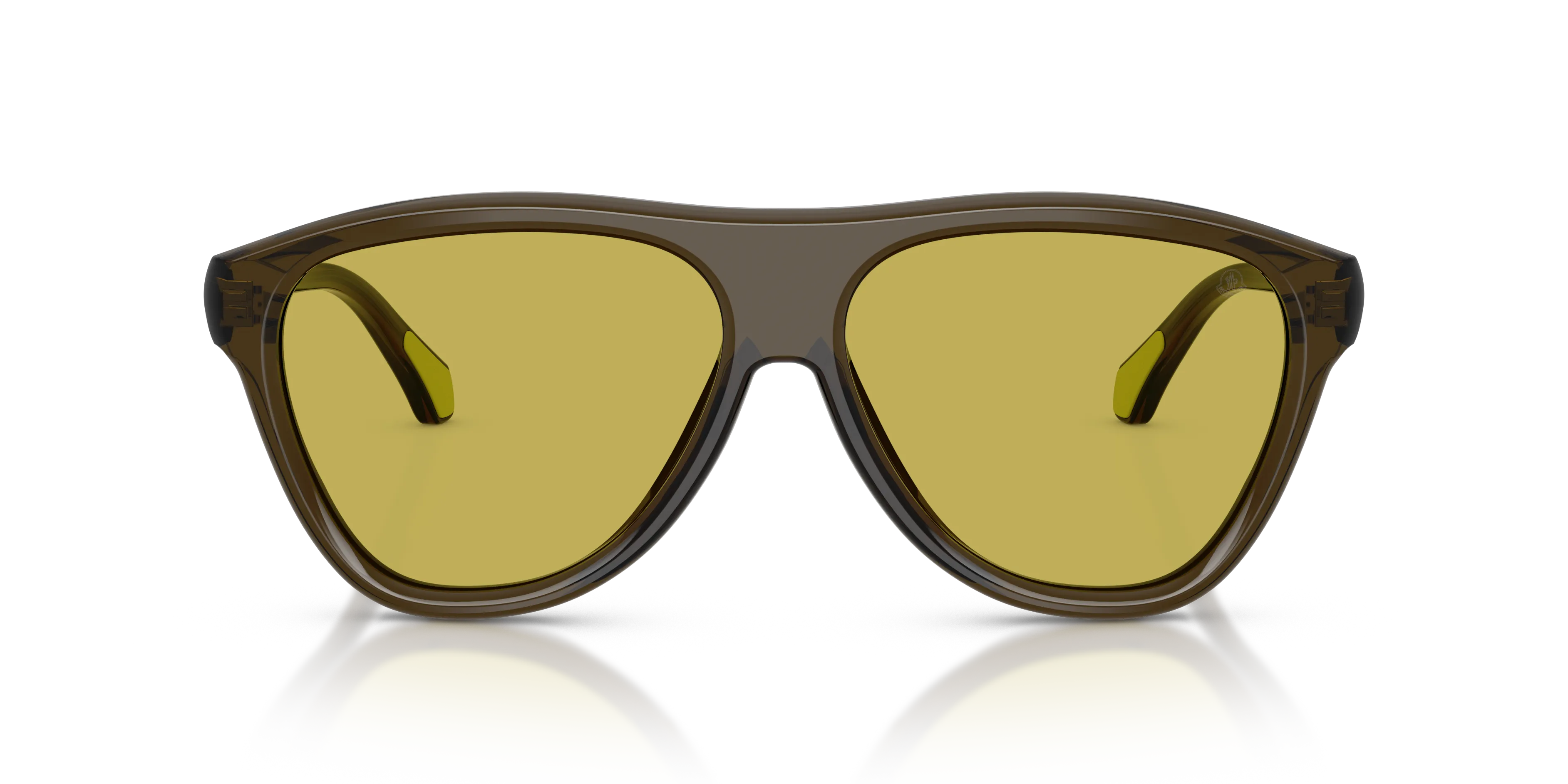 Moncler ME6025U INCLINE 304382 Occhiali da sole Acetato Verde Verde Pilot Normale - immagine 3