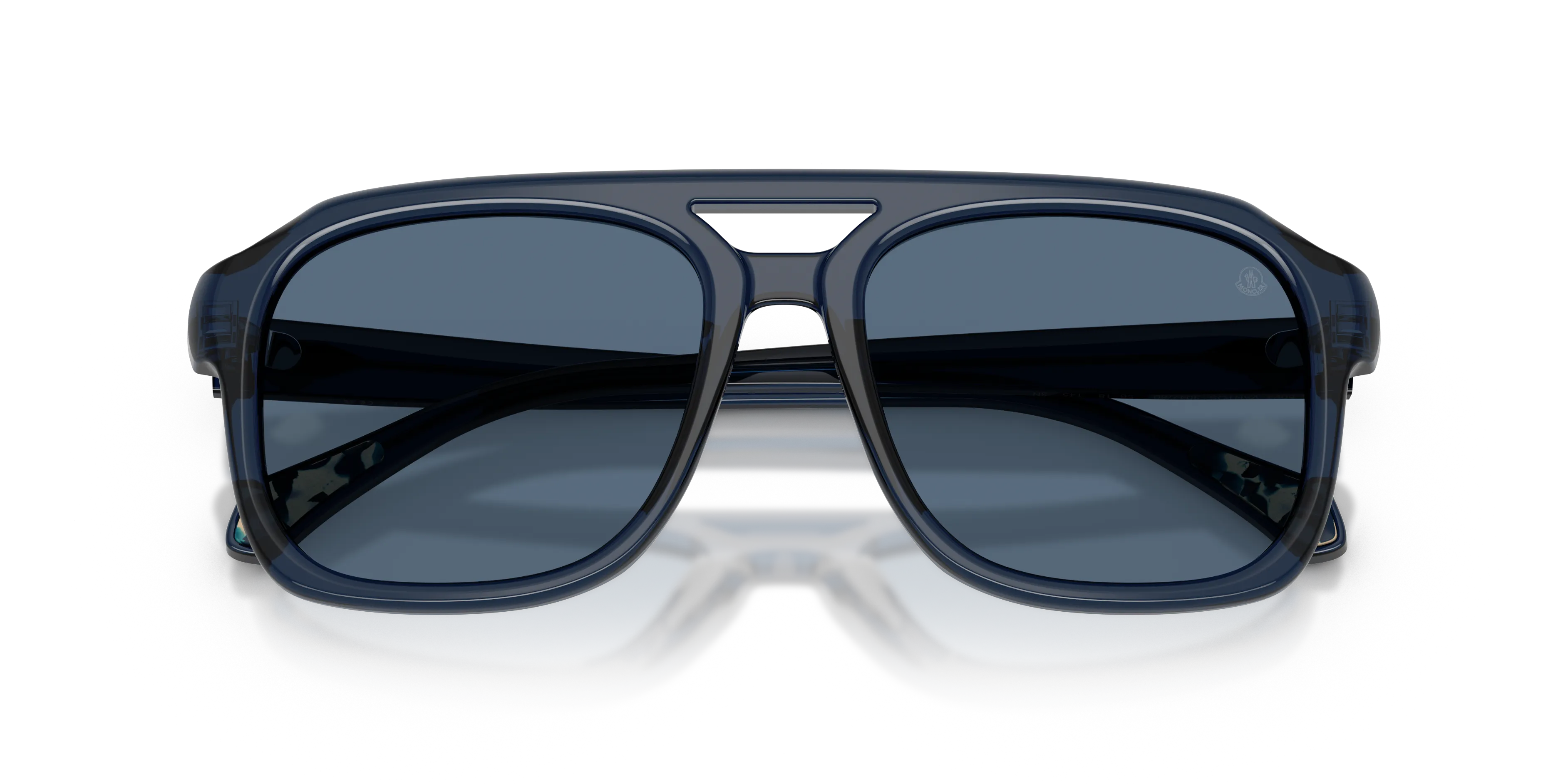 Moncler ME6024 VANTOS 304780 Occhiali da sole Acetato Blu Blu Pillow Normale - immagine 2