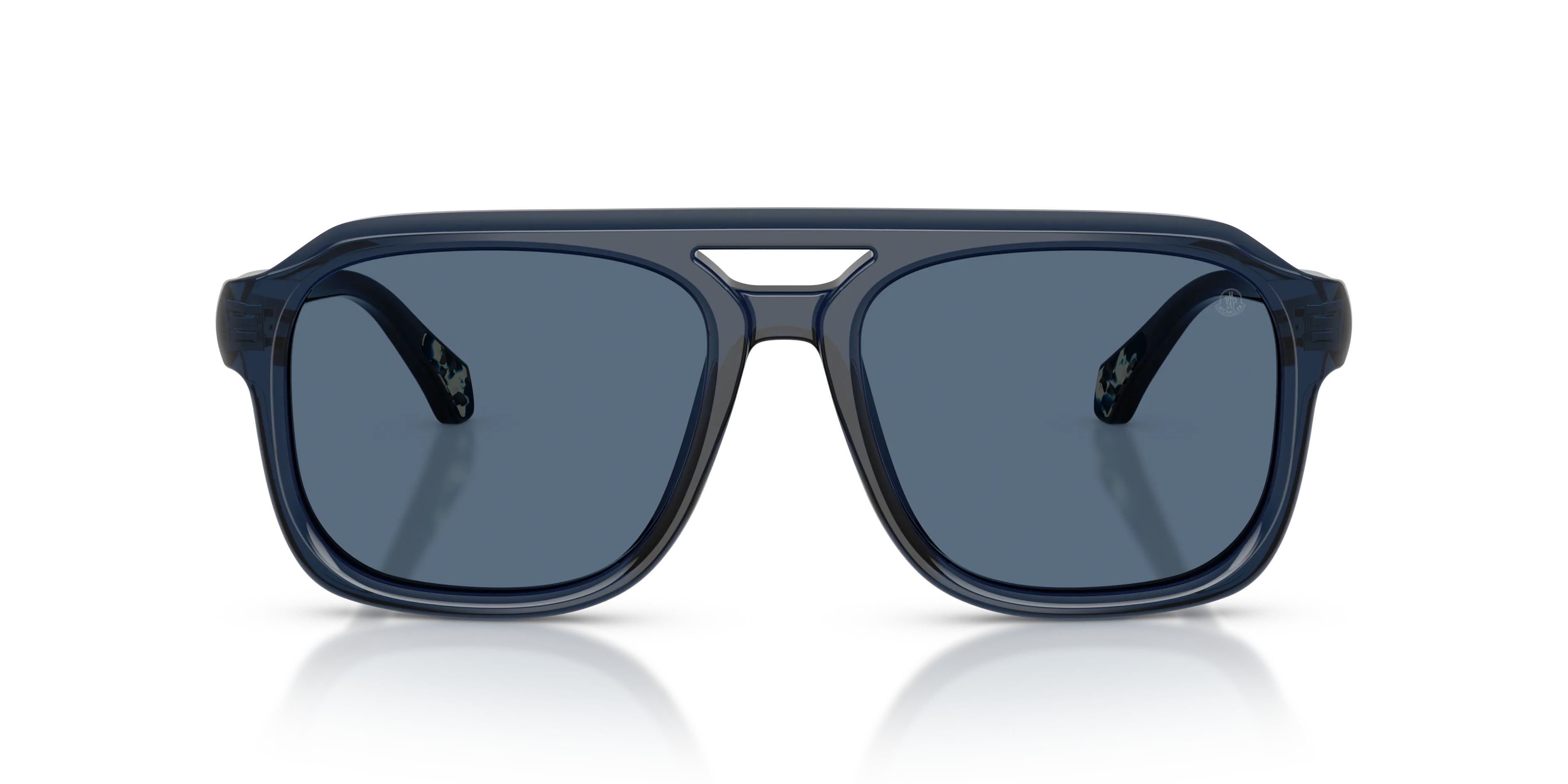 Moncler ME6024 VANTOS 304780 Occhiali da sole Acetato Blu Blu Pillow Normale - immagine 3