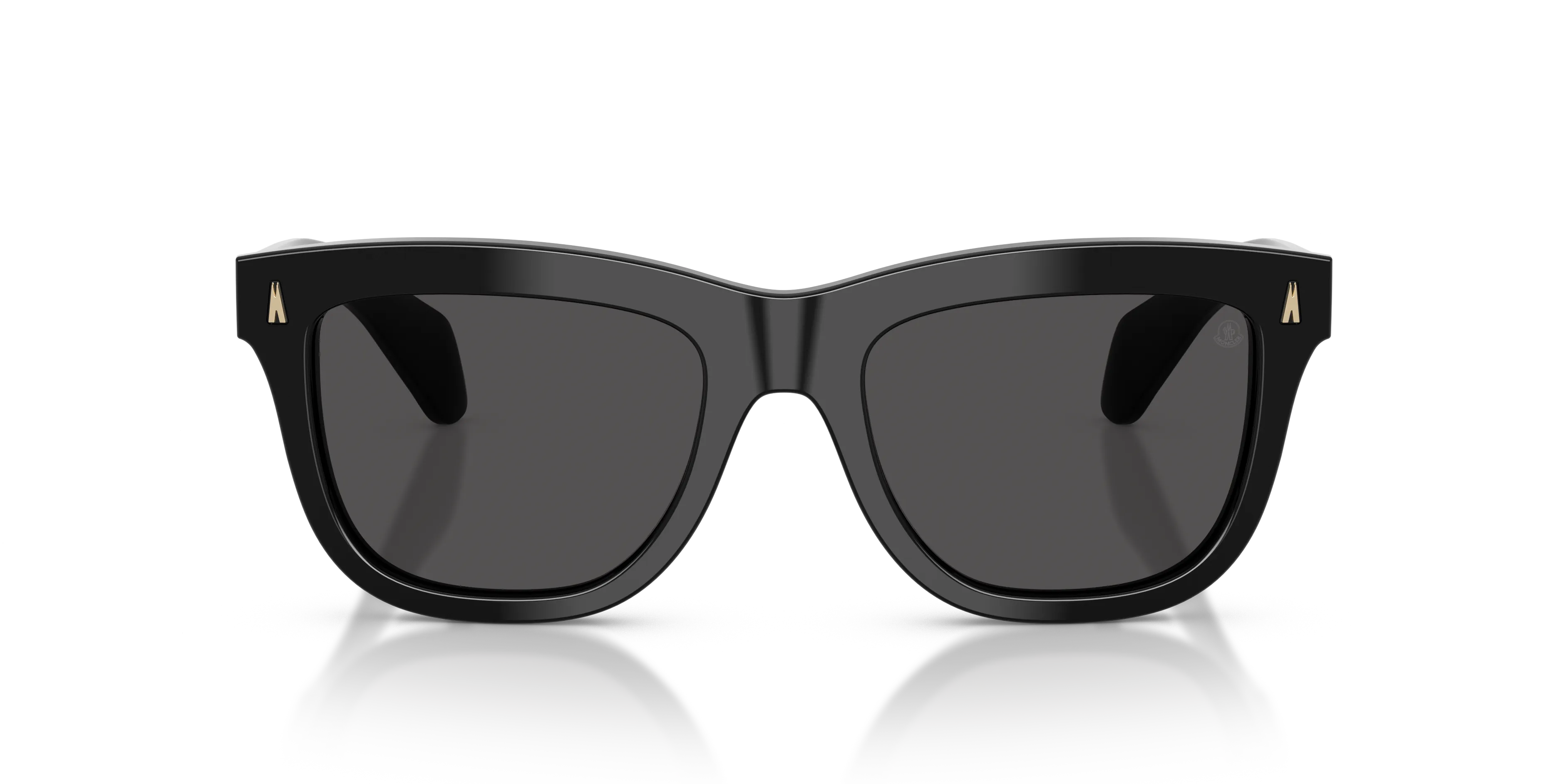 Moncler ME6023 BRONZZ 300187 Occhiali da sole Acetato Nero Grigio Pillow Normale - immagine 3