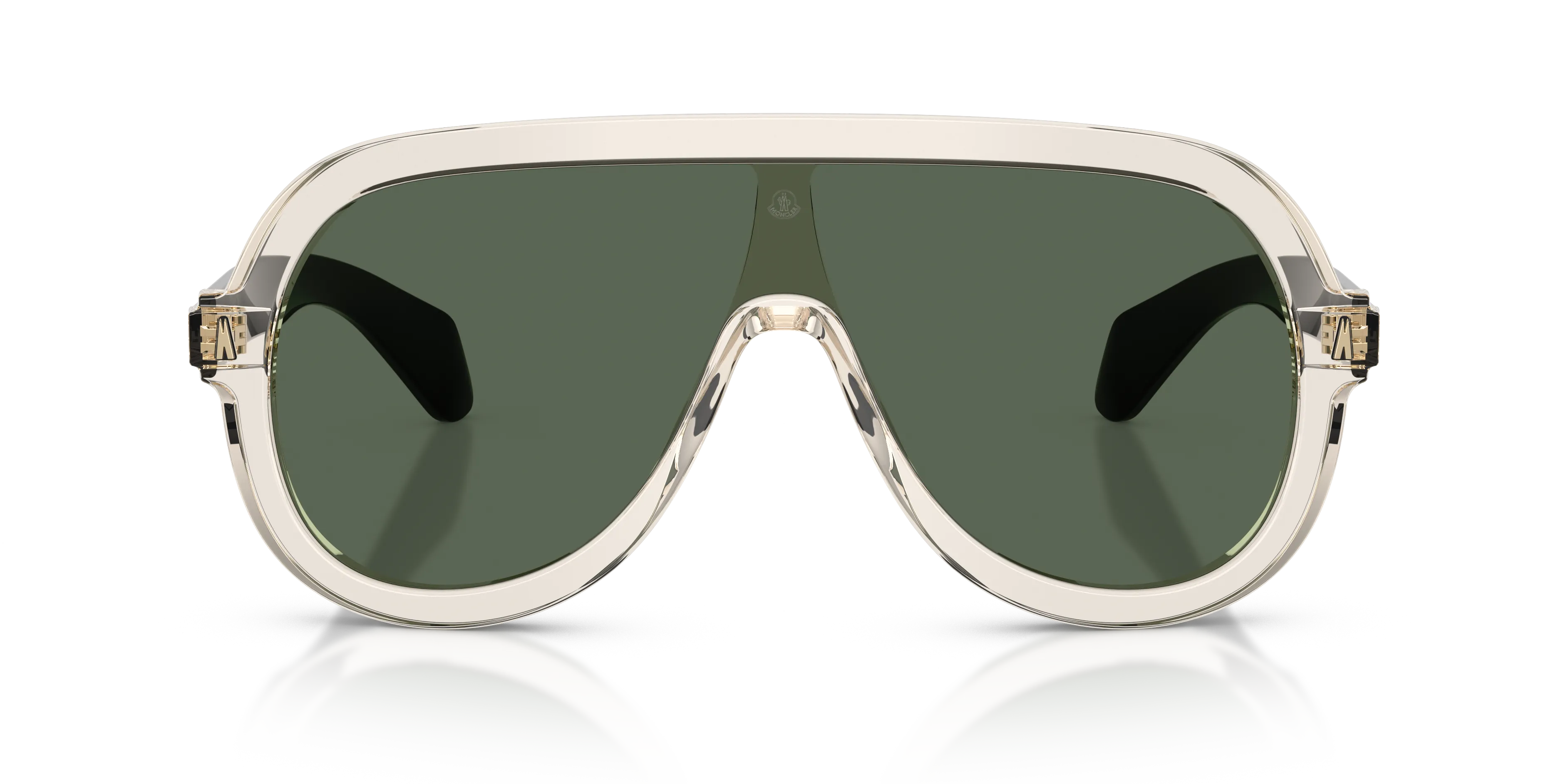 Moncler ME6021U SUNSETTE 300371 Occhiali da sole Acetato Bianco Pilot Normale - immagine 3