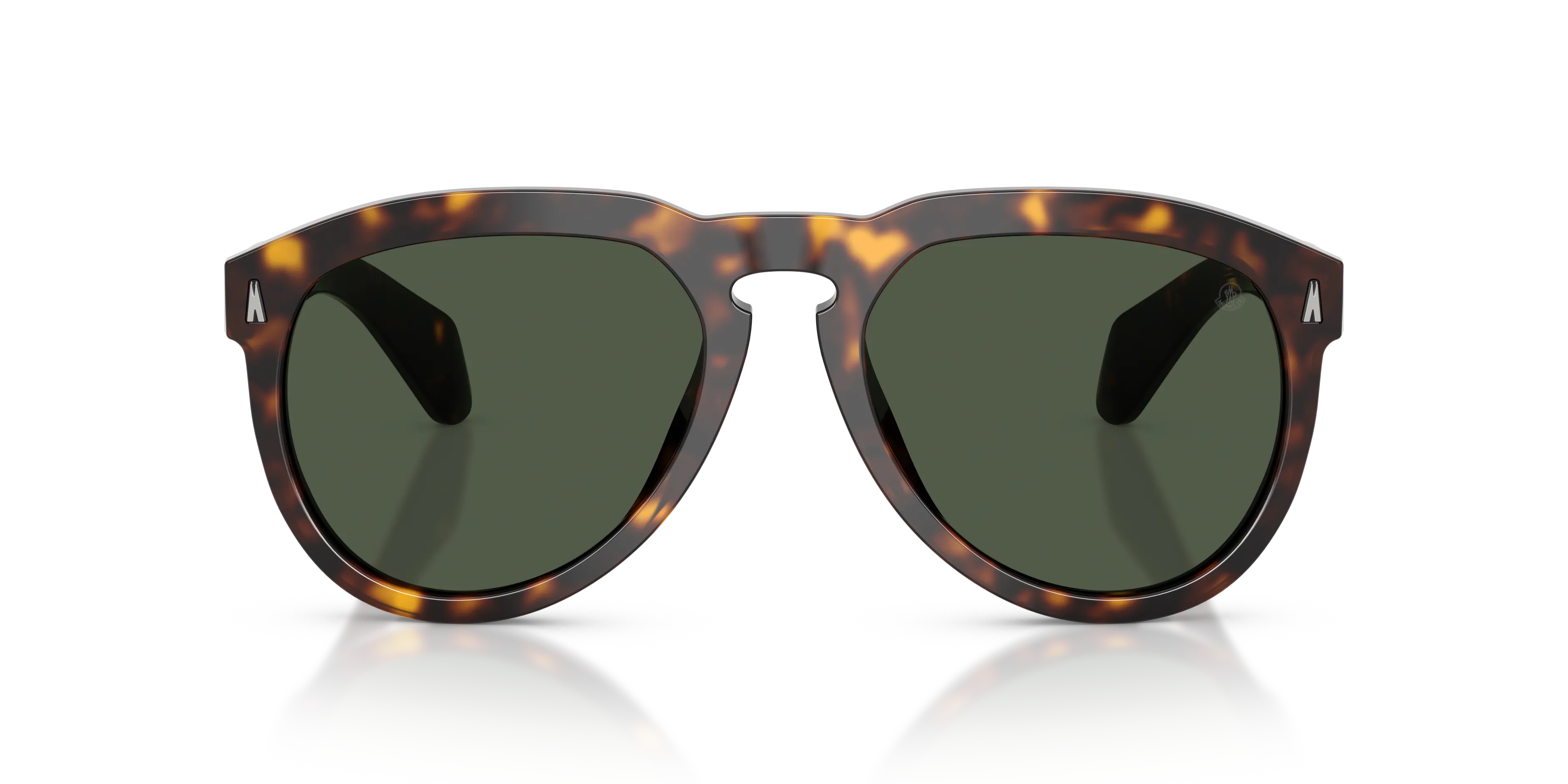 Moncler ME6020U ISOPLETH 30029A Occhiali da sole Acetato Tartaruga Verde Pilot Polarizzata - immagine 3