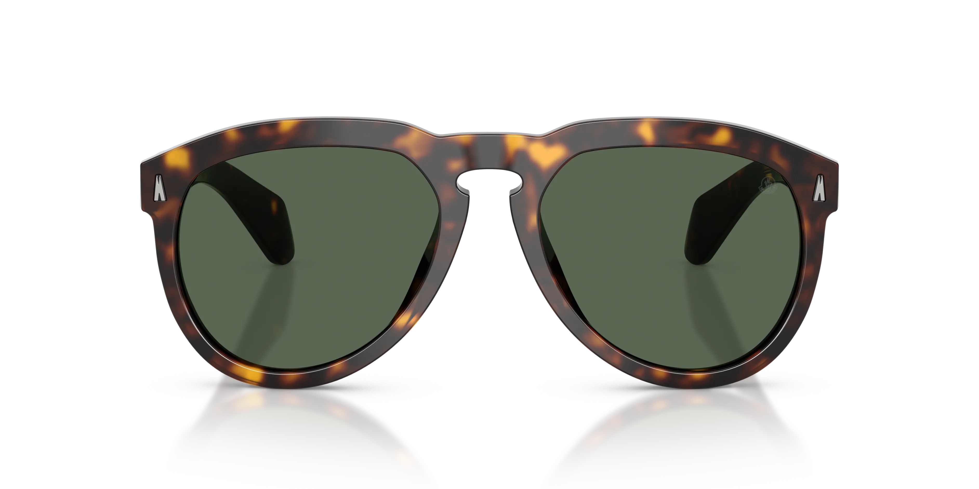 Moncler ME6020U ISOPLETH 300271 Occhiali da sole Acetato Tartaruga Verde Pilot Normale - immagine 3
