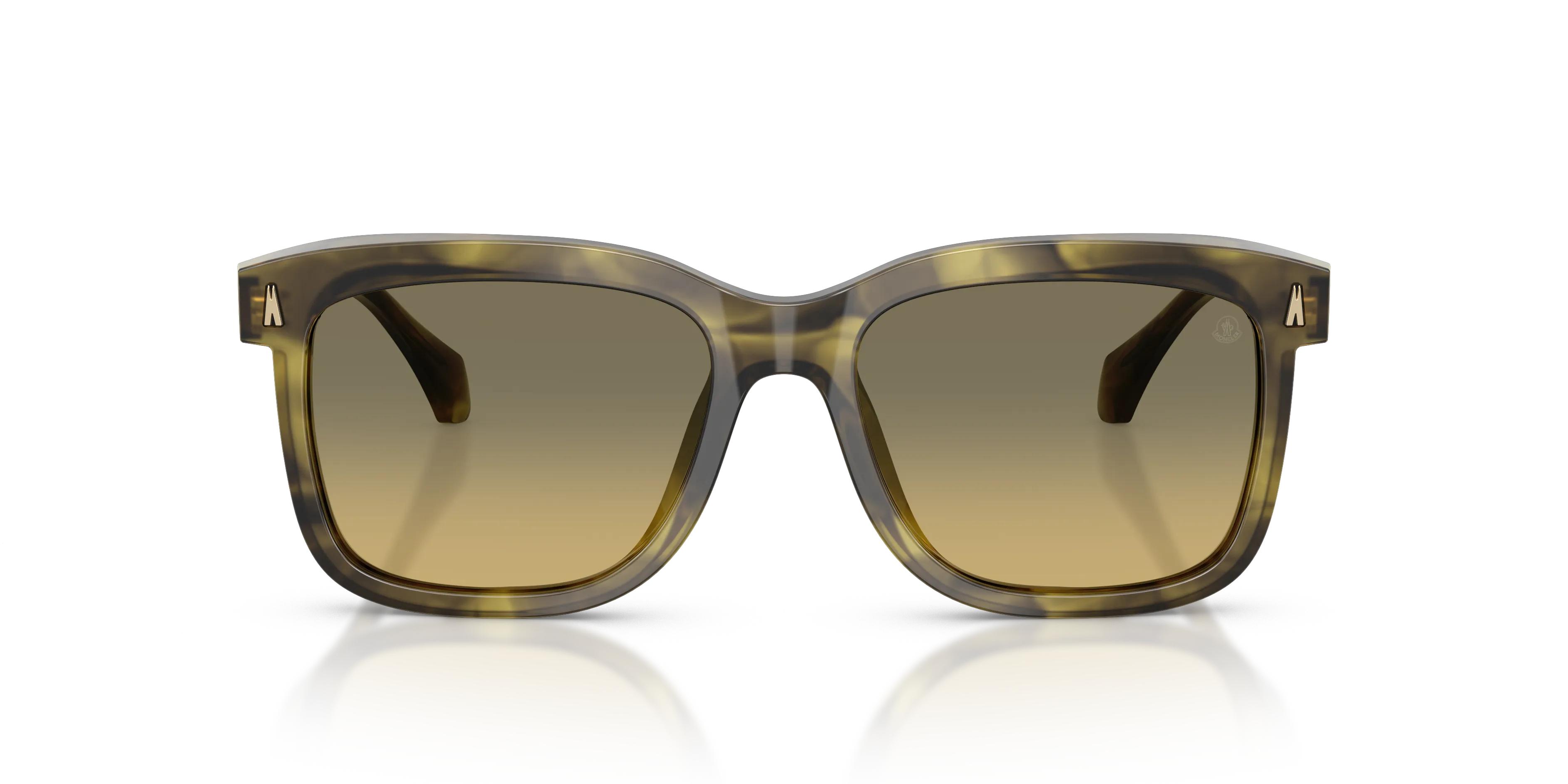 Moncler ME6018 VALAIRE 3027L0 Occhiali da sole Acetato Verde Verde Pillow Normale Sfumato - immagine 3