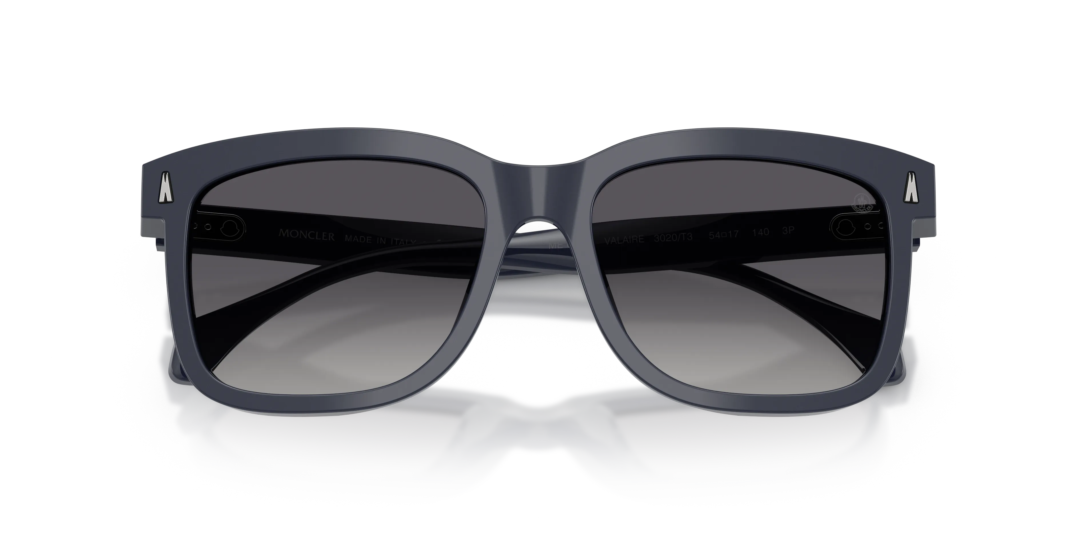 Moncler ME6018 VALAIRE 3020T3 Occhiali da sole Acetato Blu Grigio Pillow Polarizzata - immagine 2
