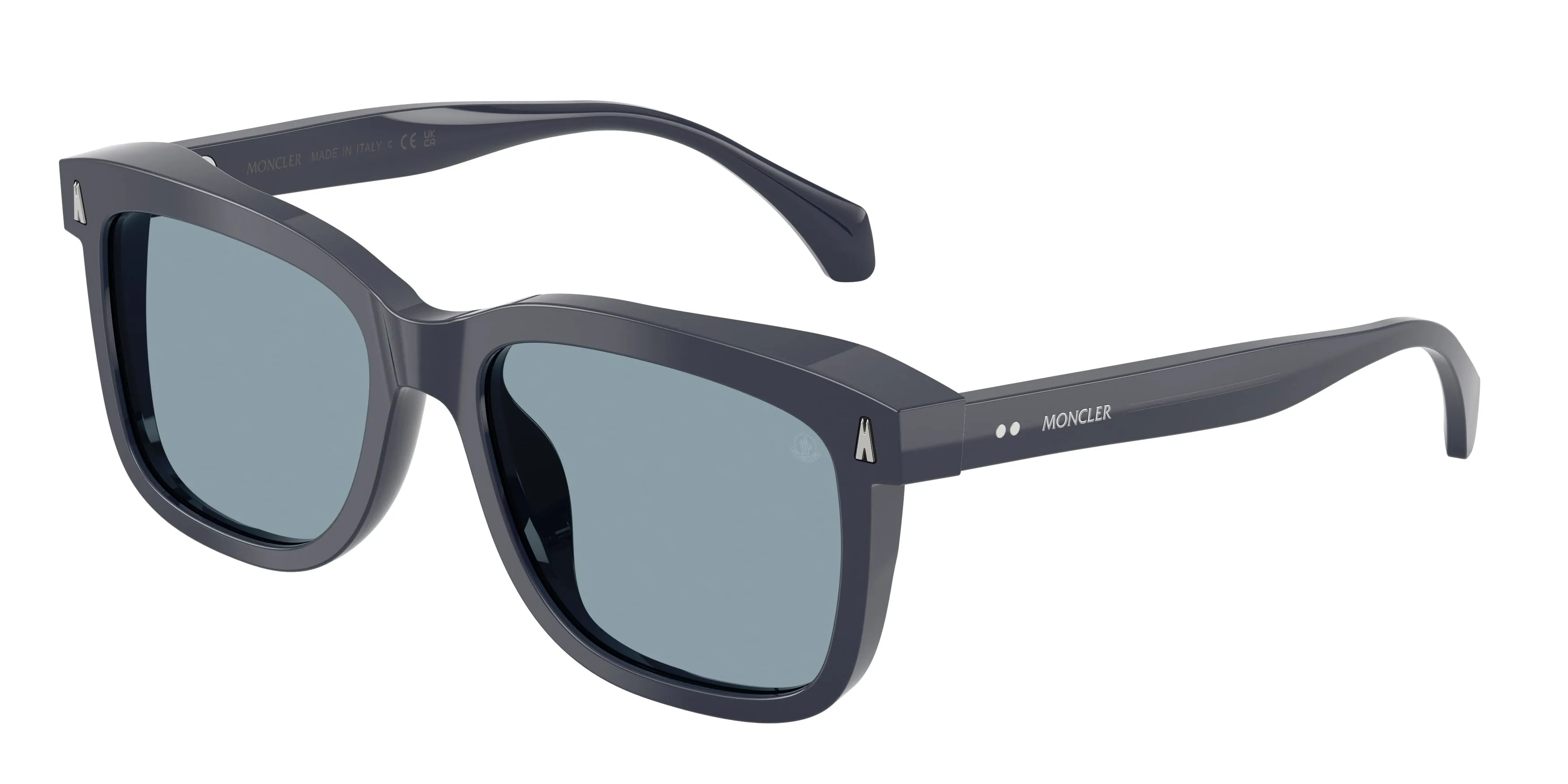 Moncler ME6018 VALAIRE 302072 Occhiali da sole Acetato Blu Blu Pillow Normale - immagine 1