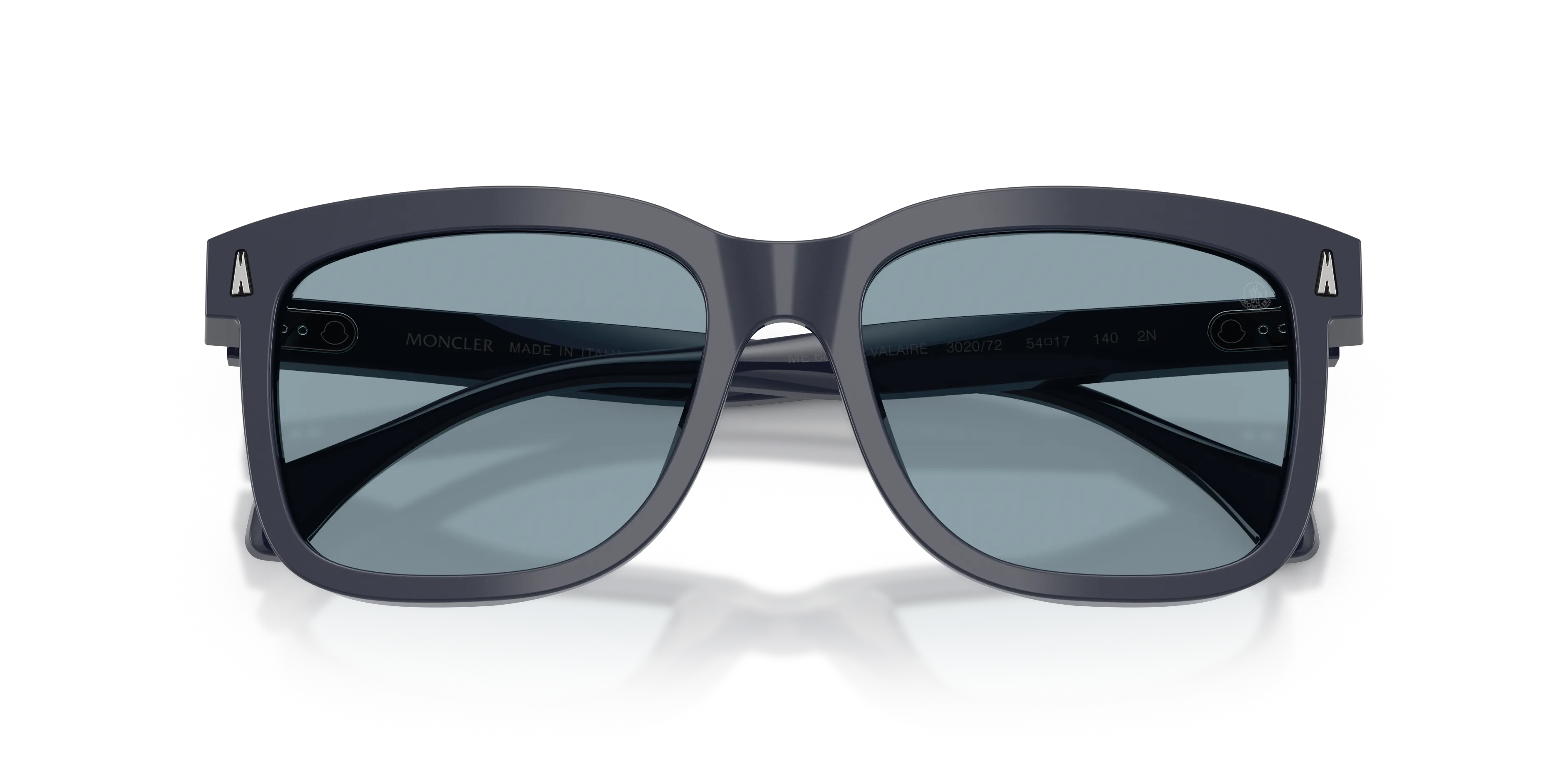 Moncler ME6018 VALAIRE 302072 Occhiali da sole Acetato Blu Blu Pillow Normale - immagine 2