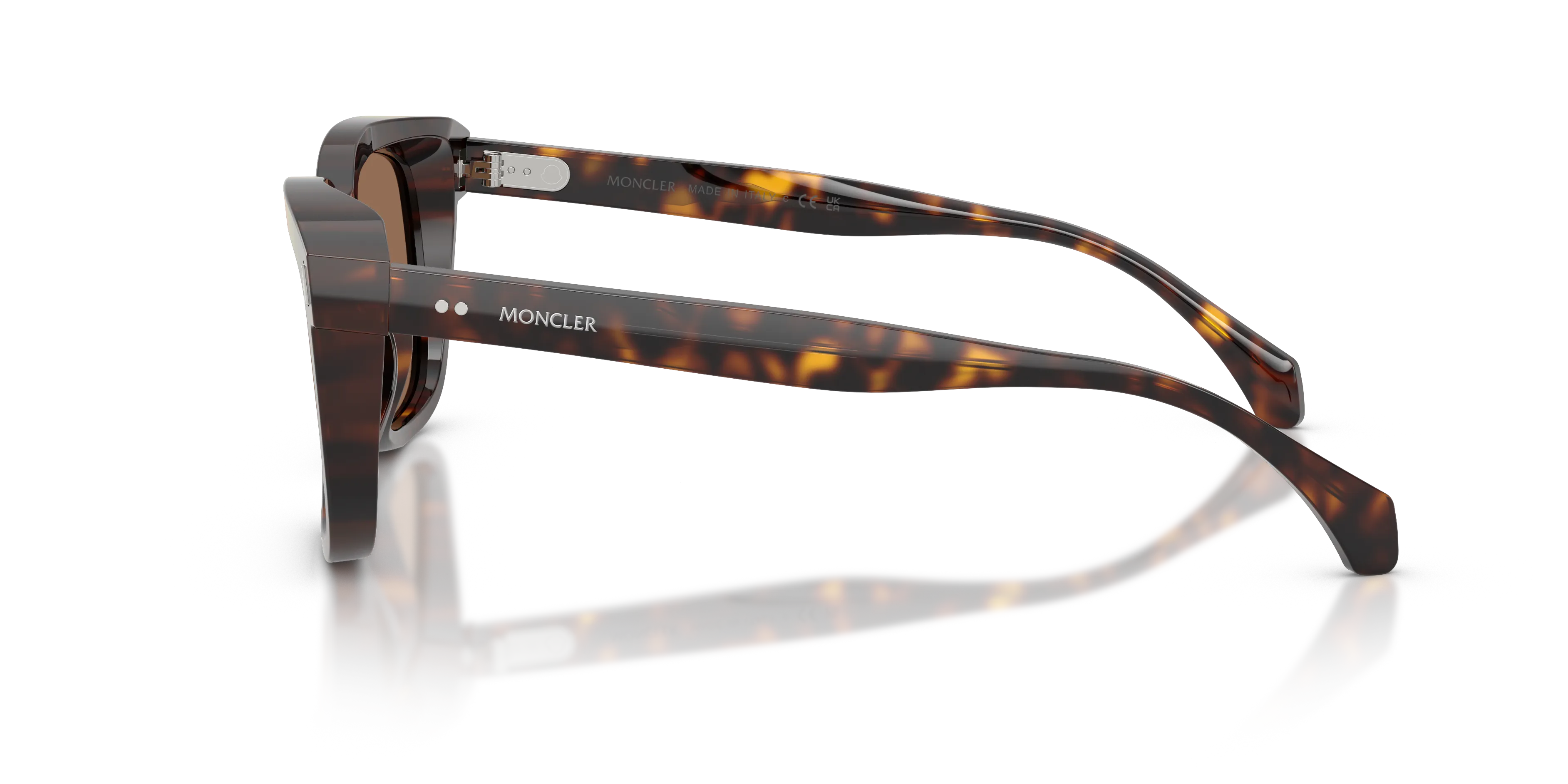 Moncler ME6018 VALAIRE 300273 Occhiali da sole Acetato Tartaruga Marrone Pillow Normale - immagine 4