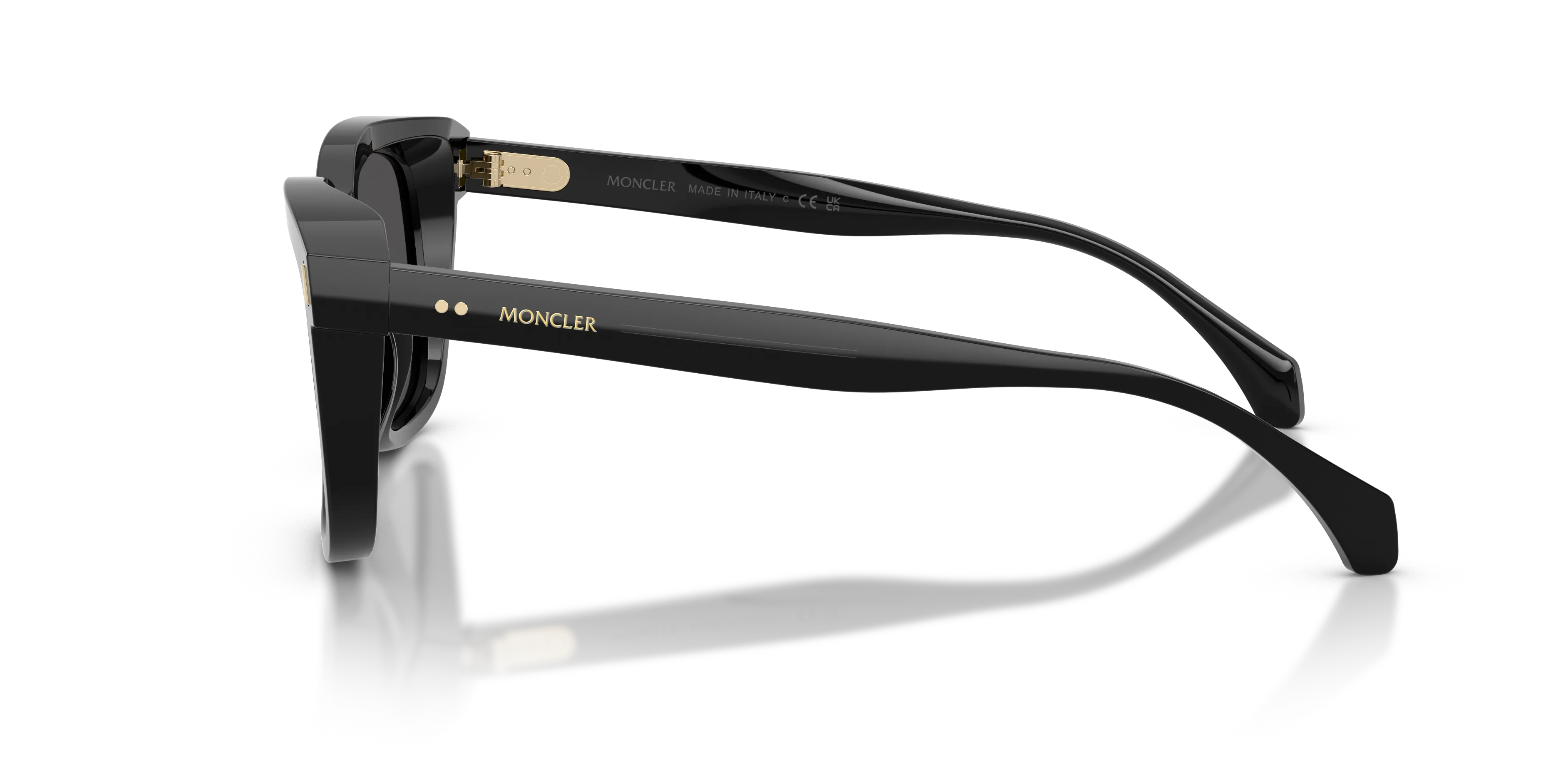 Moncler ME6018 VALAIRE 300187 Occhiali da sole Acetato Nero Grigio Pillow Normale - immagine 4