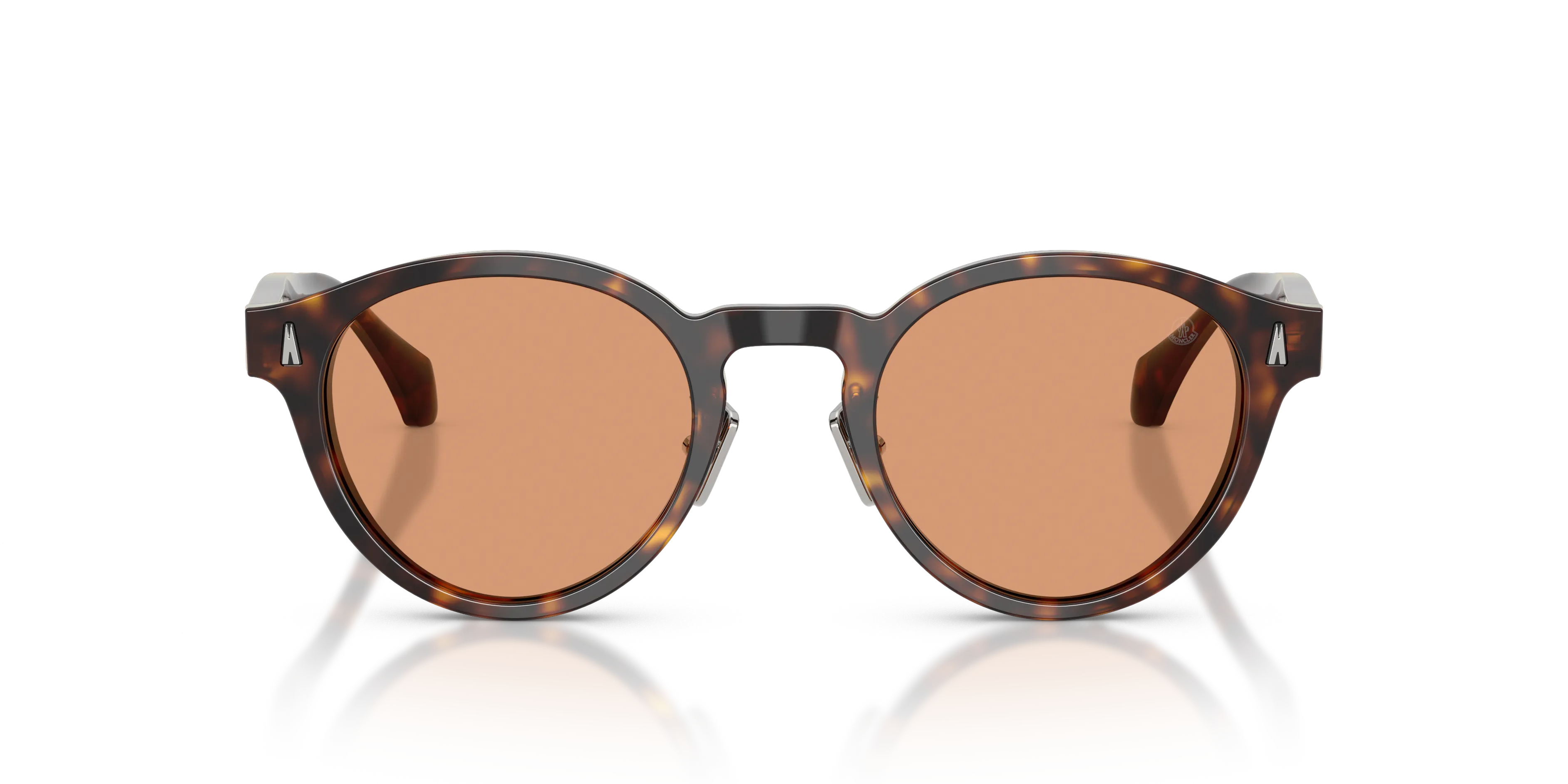Moncler ME6017D EMBER 3002/7 Occhiali da sole Acetato Tartaruga Marrone Rotonda Normale - immagine 3