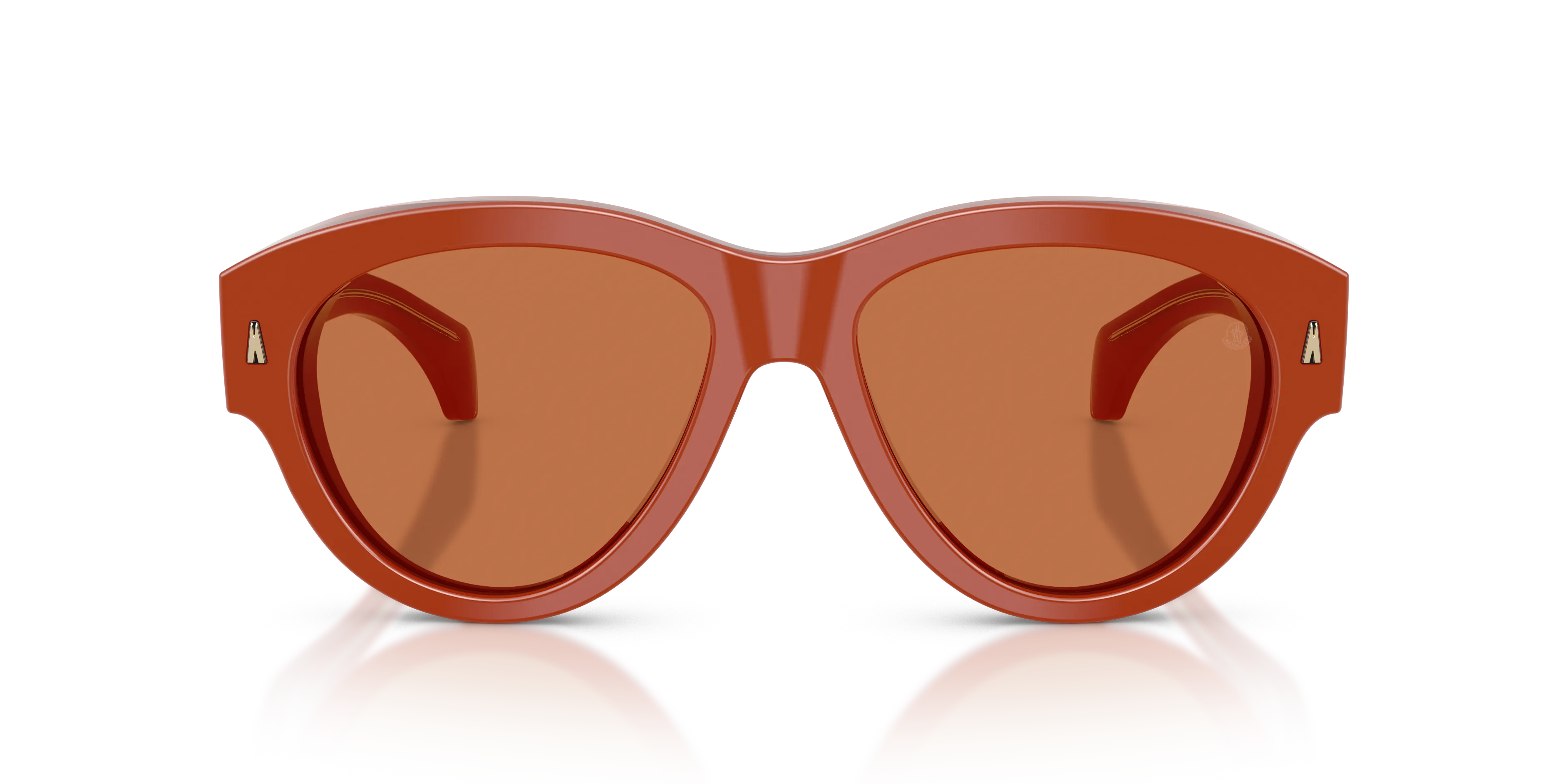 Moncler ME6016U CHICANE 302573 Occhiali da sole Acetato Arancione Marrone Pilot Normale - immagine 3
