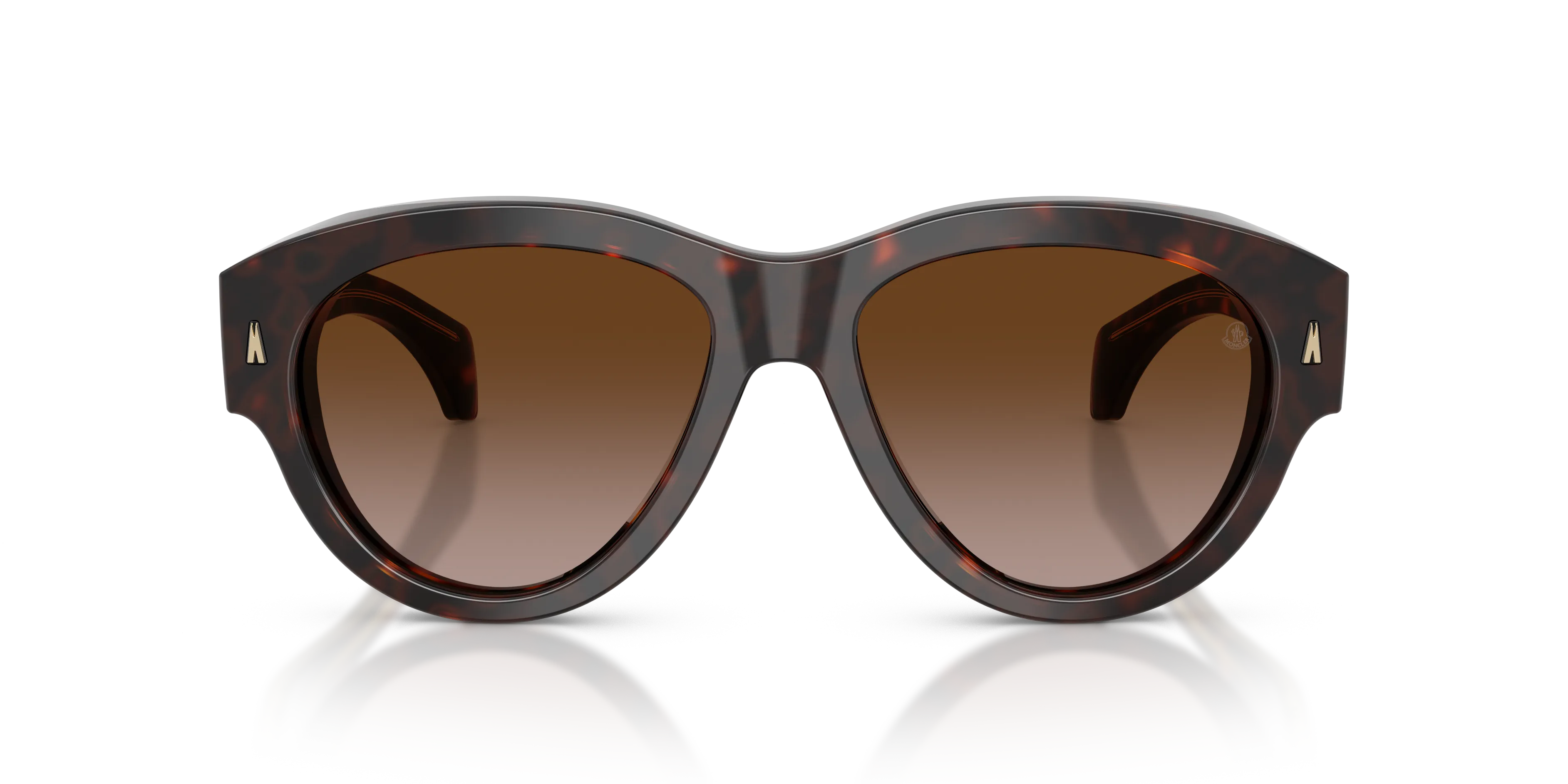 Moncler ME6016U CHICANE 300213 Occhiali da sole Acetato Tartaruga Marrone Pilot Normale Sfumato - immagine 3