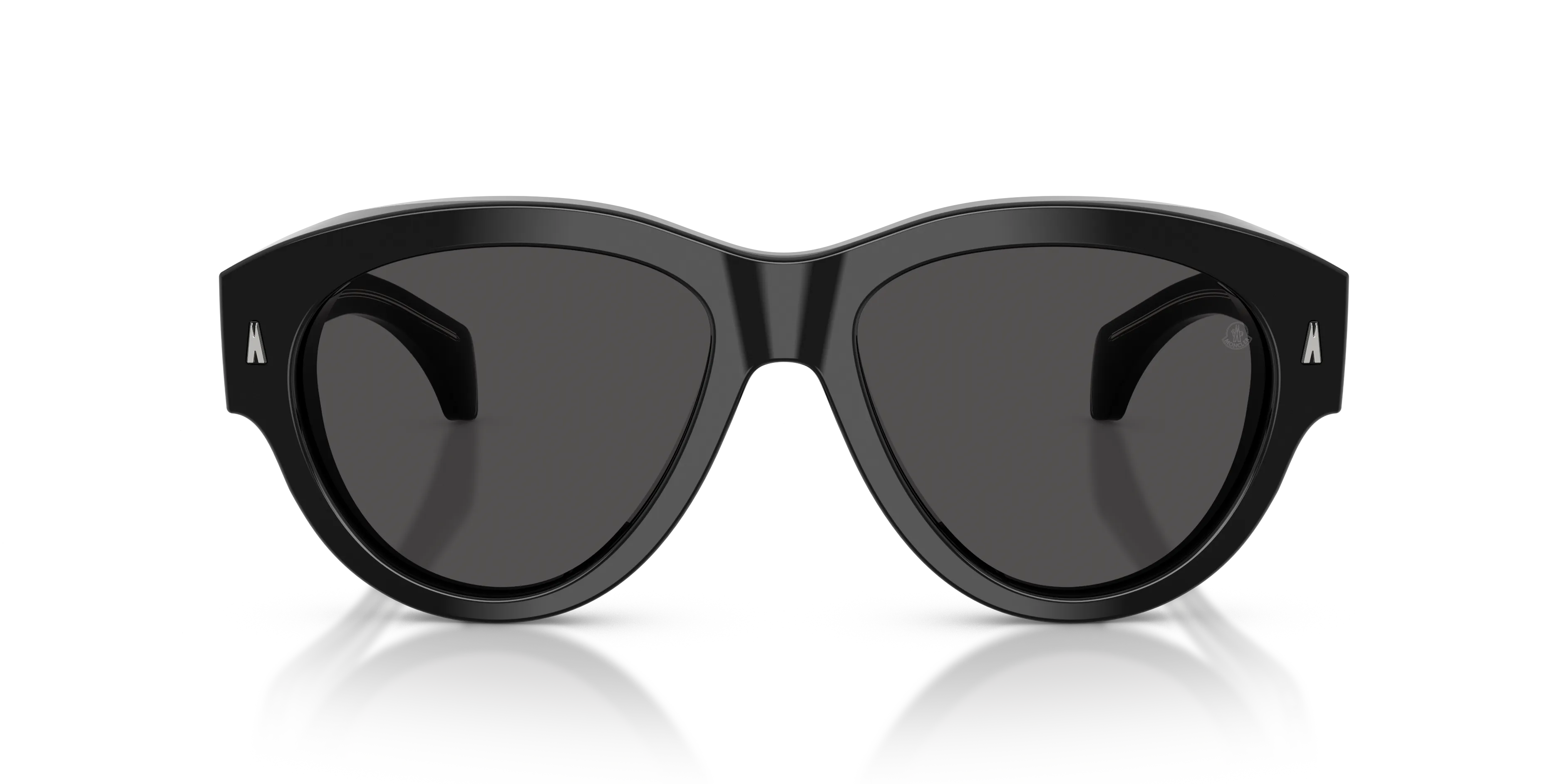 Moncler ME6016U CHICANE 300187 Occhiali da sole Acetato Nero Grigio Pilot Normale - immagine 3