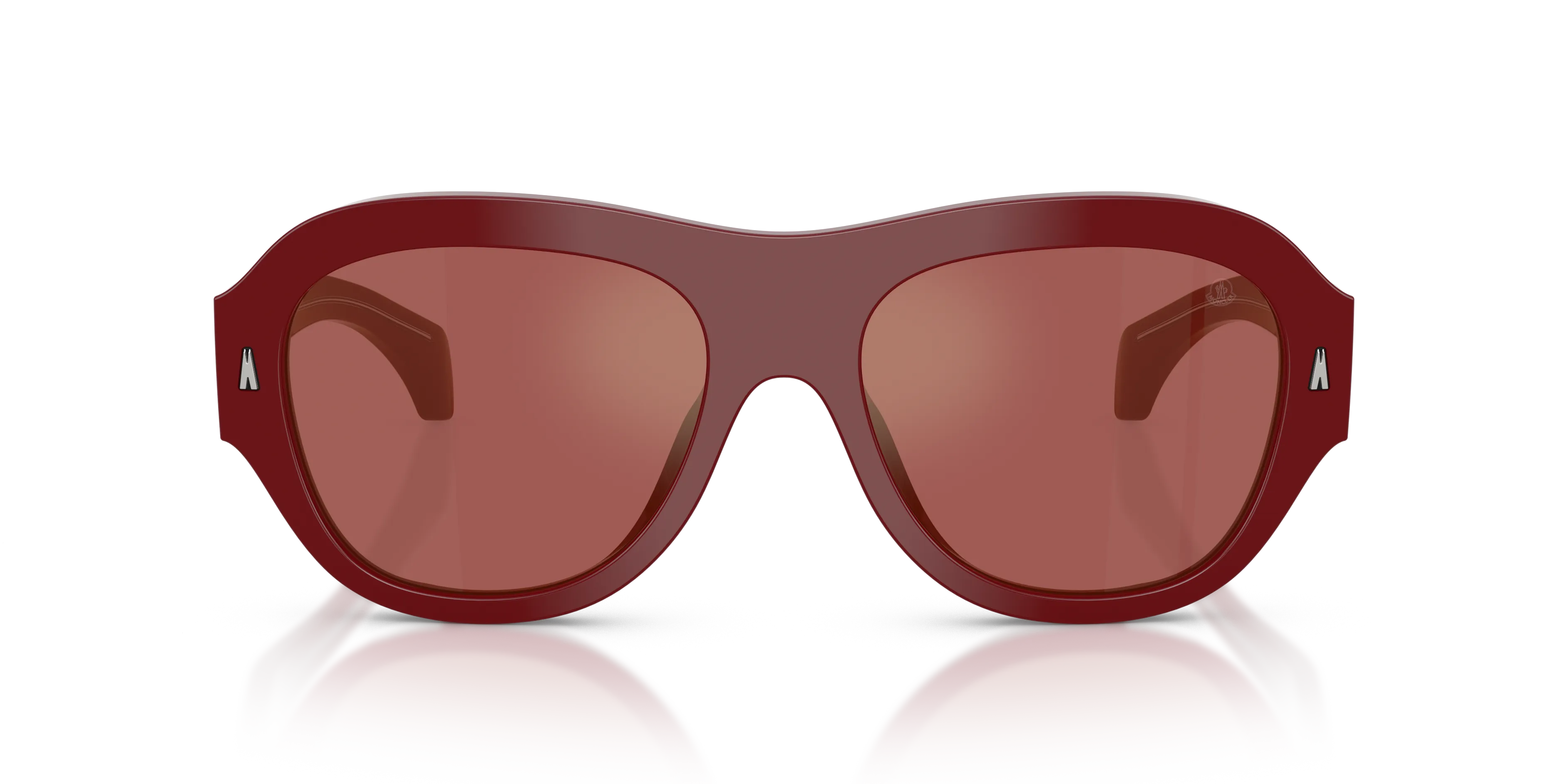 Moncler ME6015U ELEVANE 302654 Occhiali da sole Acetato Rosa Viola Geometrica Normale Specchiato - immagine 3