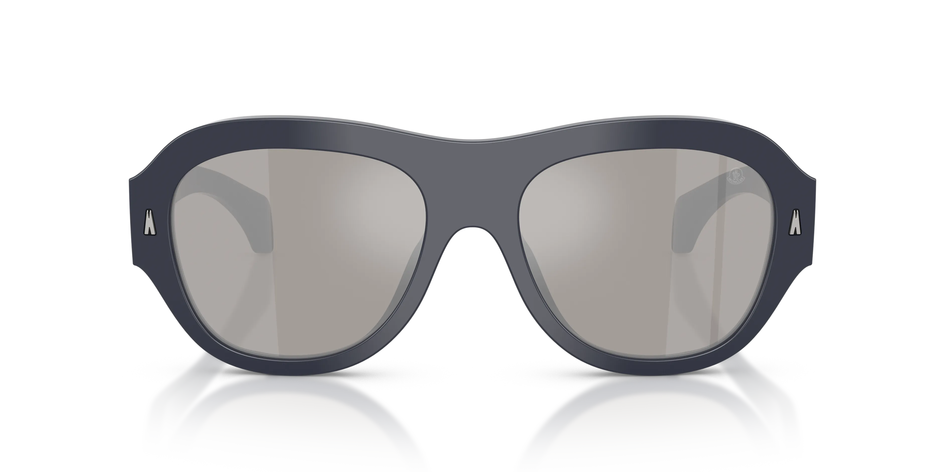 Moncler ME6015U ELEVANE 30206G Occhiali da sole Acetato Blu Argento Geometrica Normale - immagine 3
